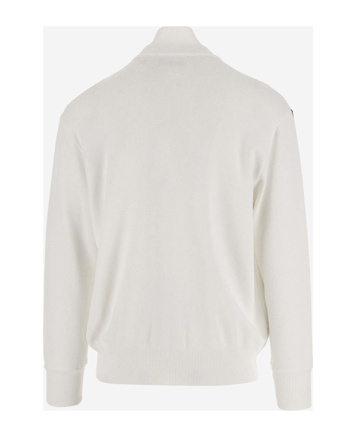 Autry Viscose Blend Sweatshirt With Logo - White ニットウェア