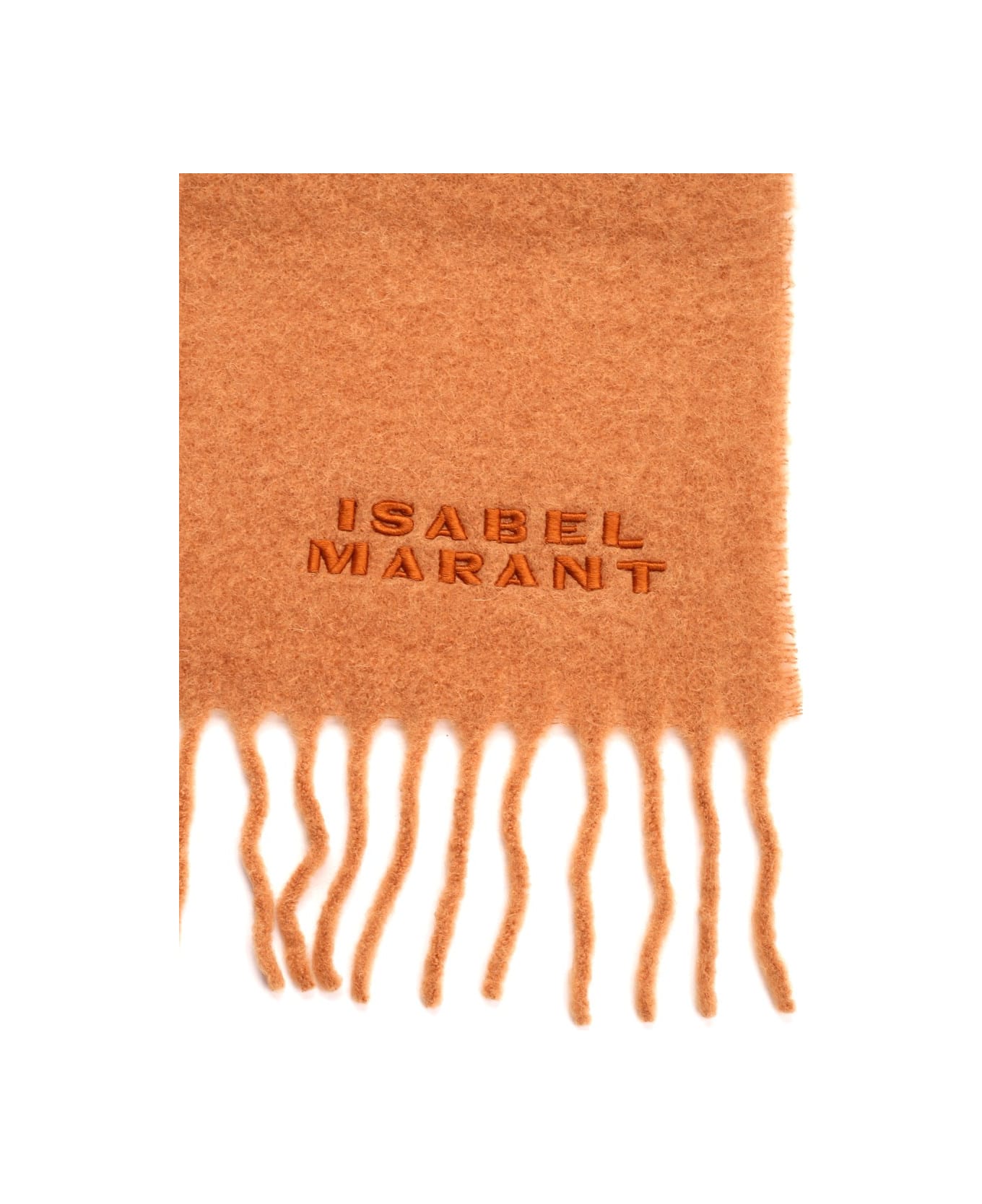 Isabel Marant Firny Scarf With Fringes - Beige