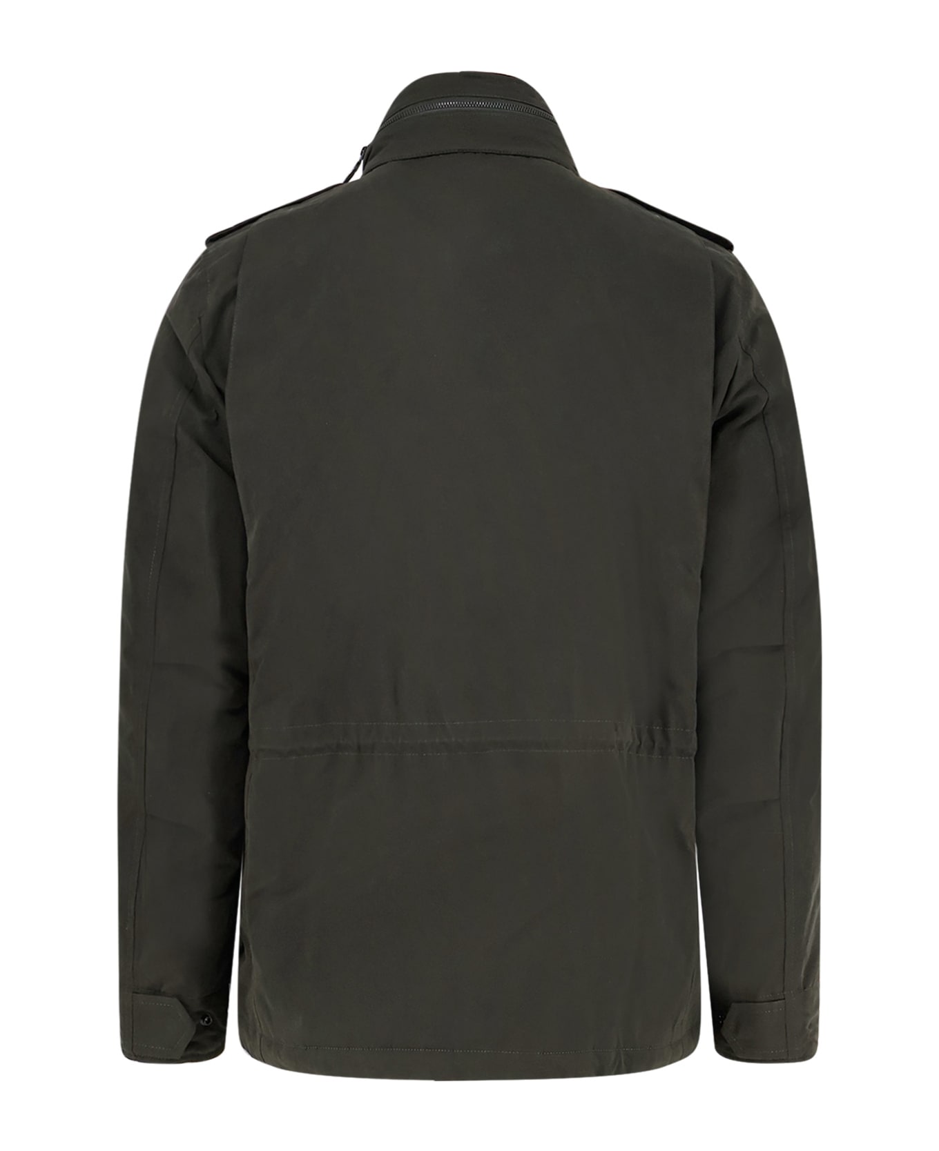 Aspesi Minifield Cotton Blend Sahariana - Green