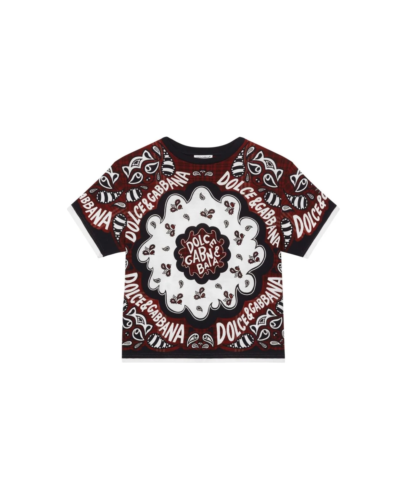 Dolce & Gabbana T-shirt Con Stampa - Black