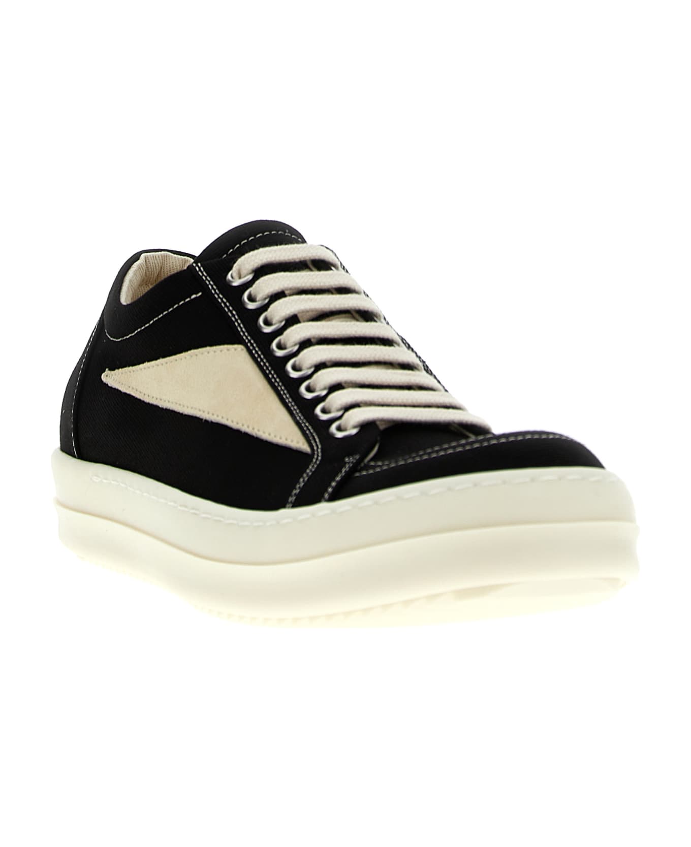 DRKSHDW Men's Laceless Vintage Sneaks Sneaker Black