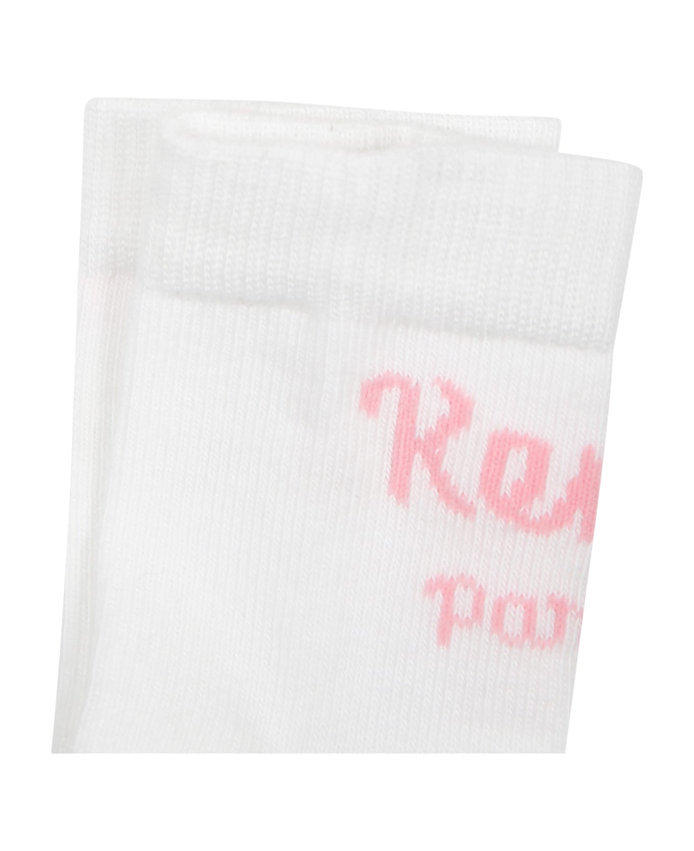 Kenzo Kids Socks Set For Baby Boy With Logo - Pink