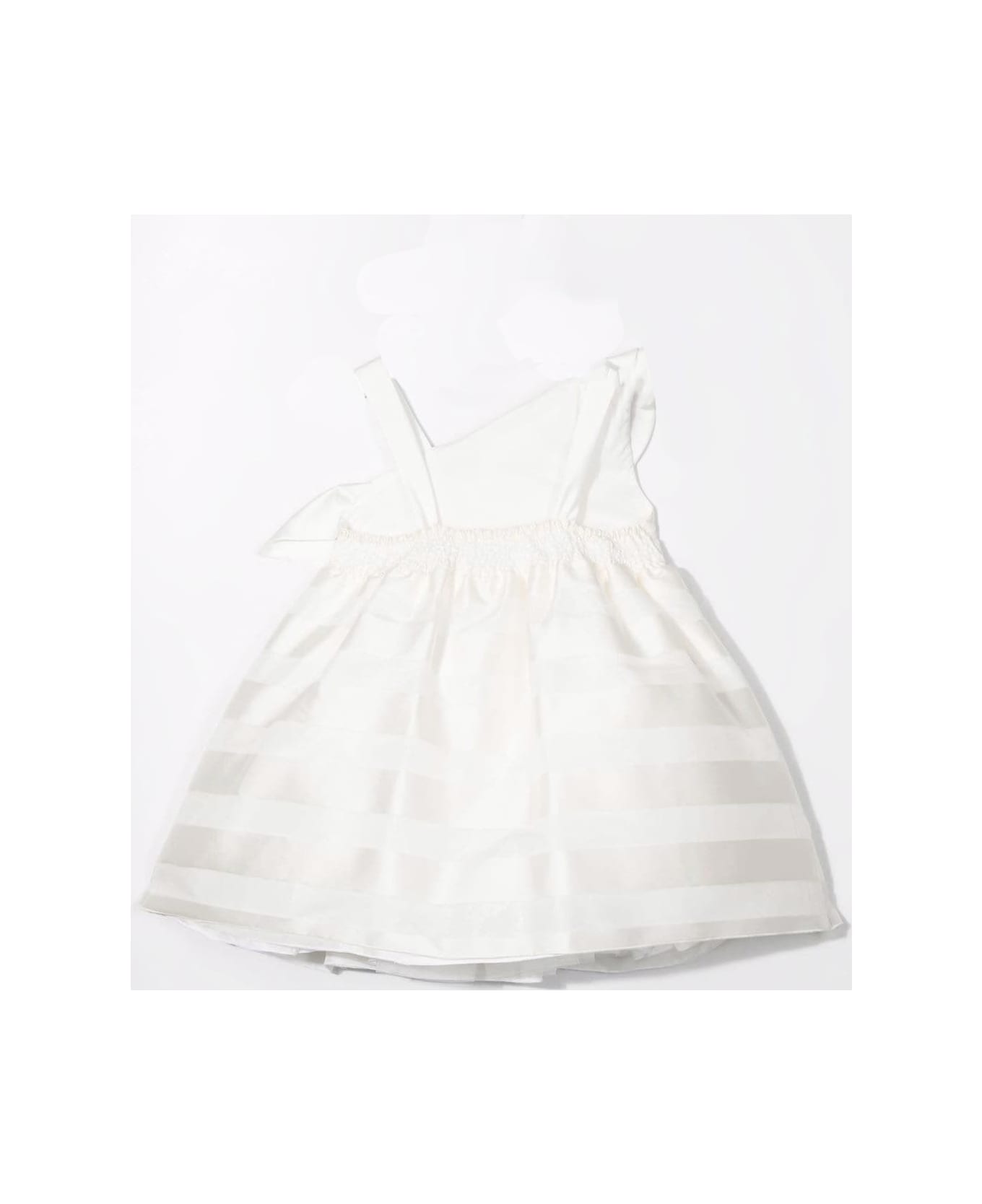 La stupenderia Flared Sleeveless Dress - White ワンピース＆ドレス