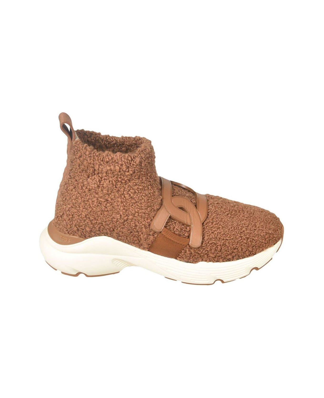 Tod's Shearling Logo-plaque Slip-on Trainers
