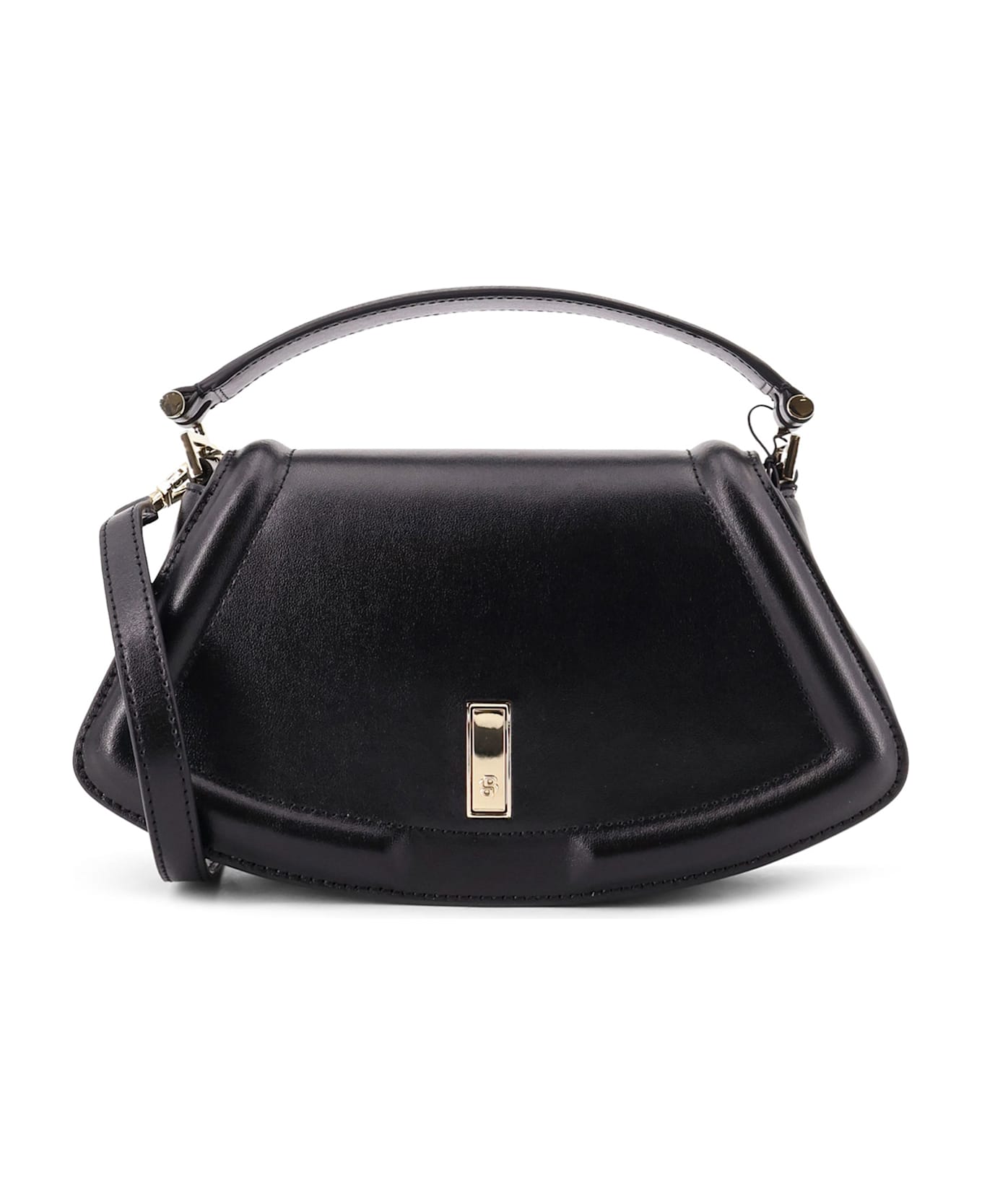 Hugo Boss Ariell Leather Shoulder Bag - Black