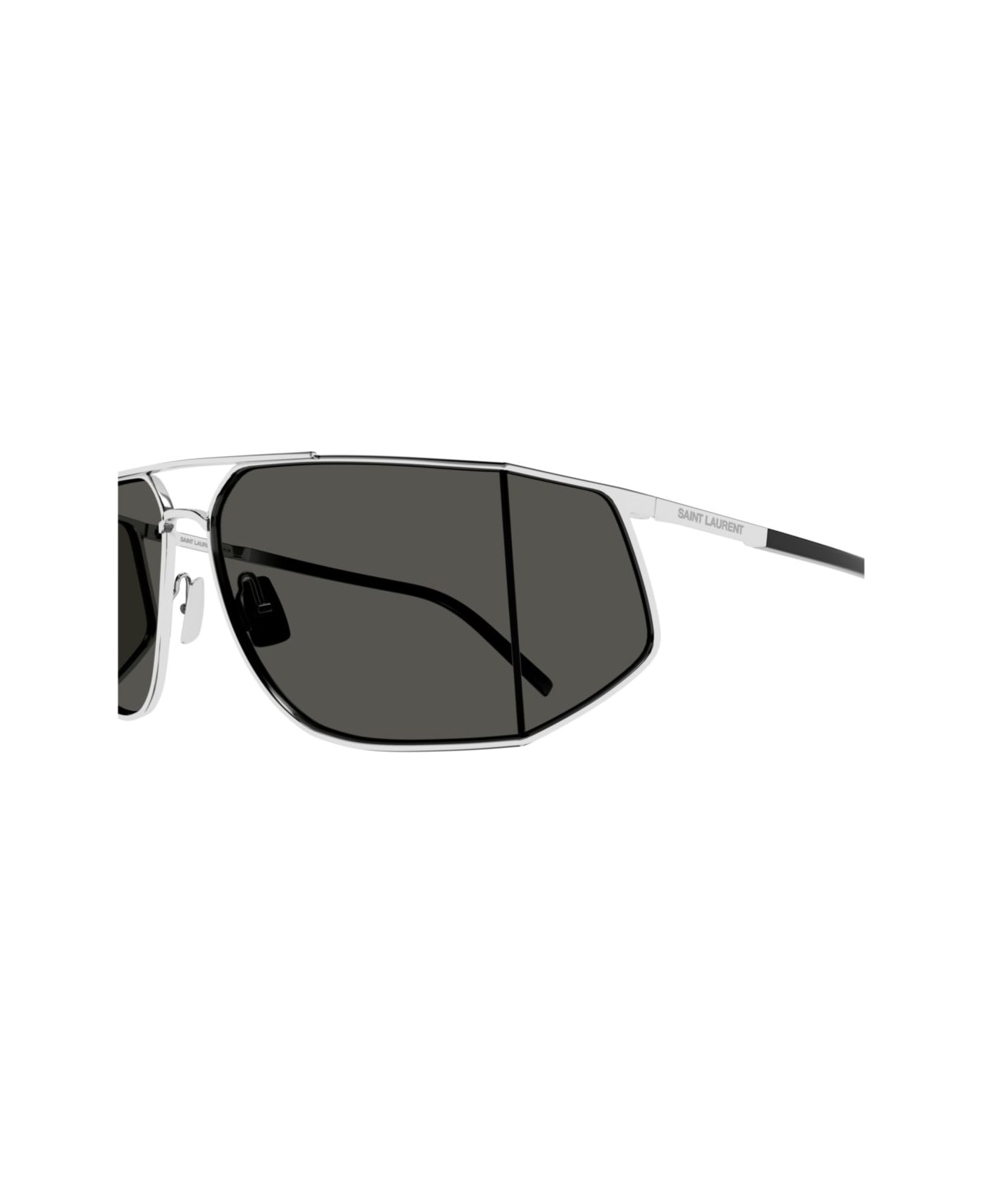 Saint Laurent Eyewear Sl 750002-silver-silver-grey - 002-SILVER-SILVER-GREY