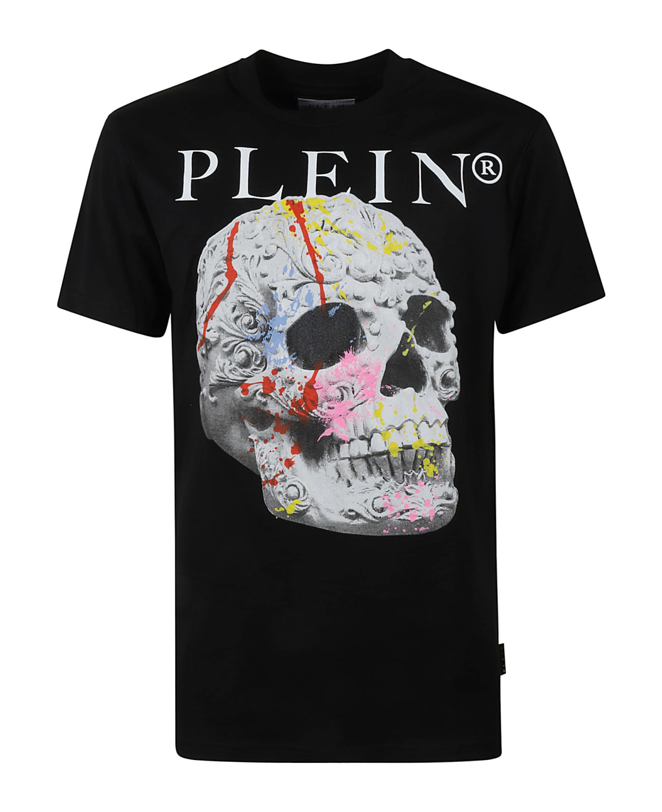 Philipp Plein Skull Round Neck T-shirt - Black