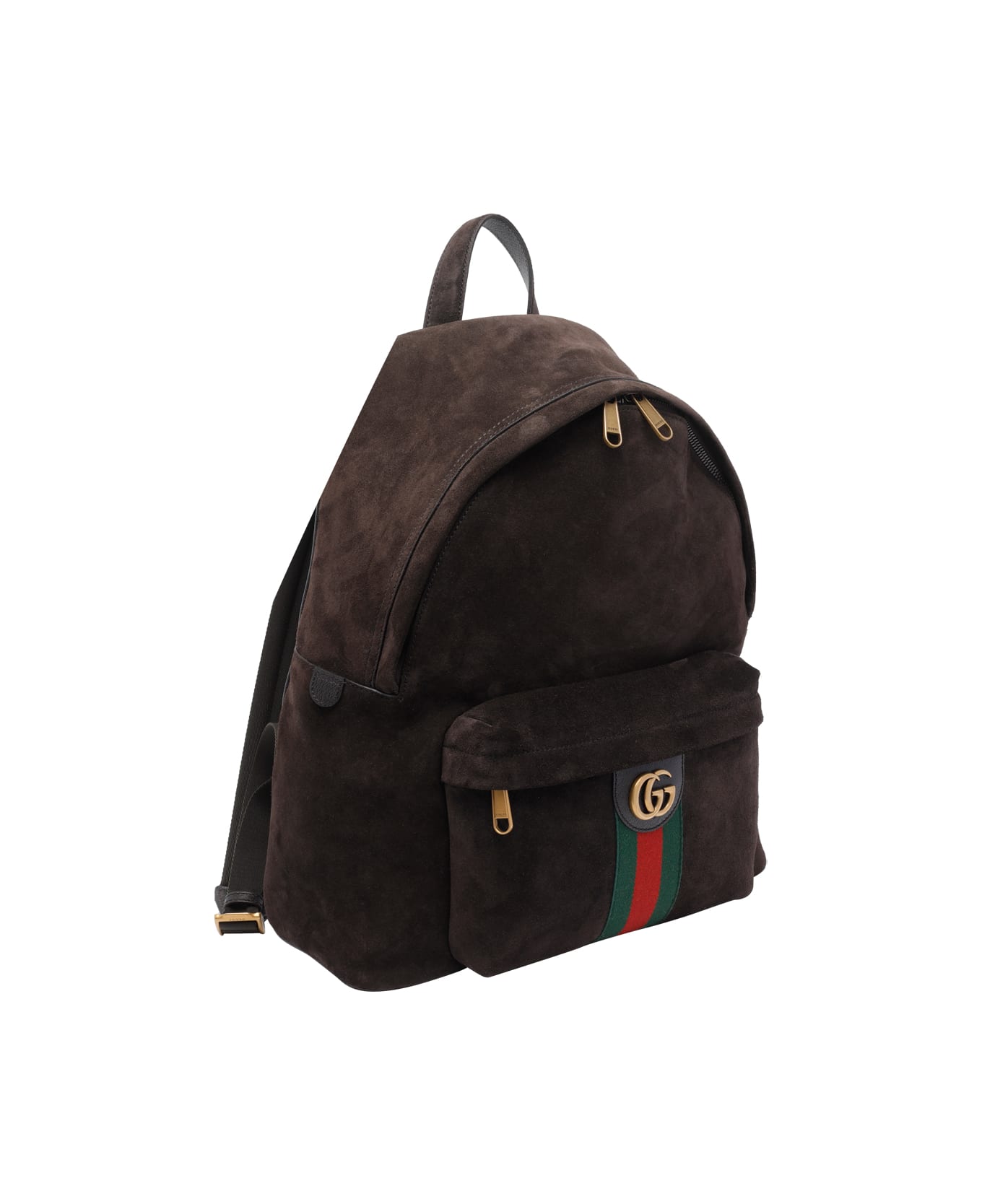Gucci Medium Ophidia Backpack - Brown