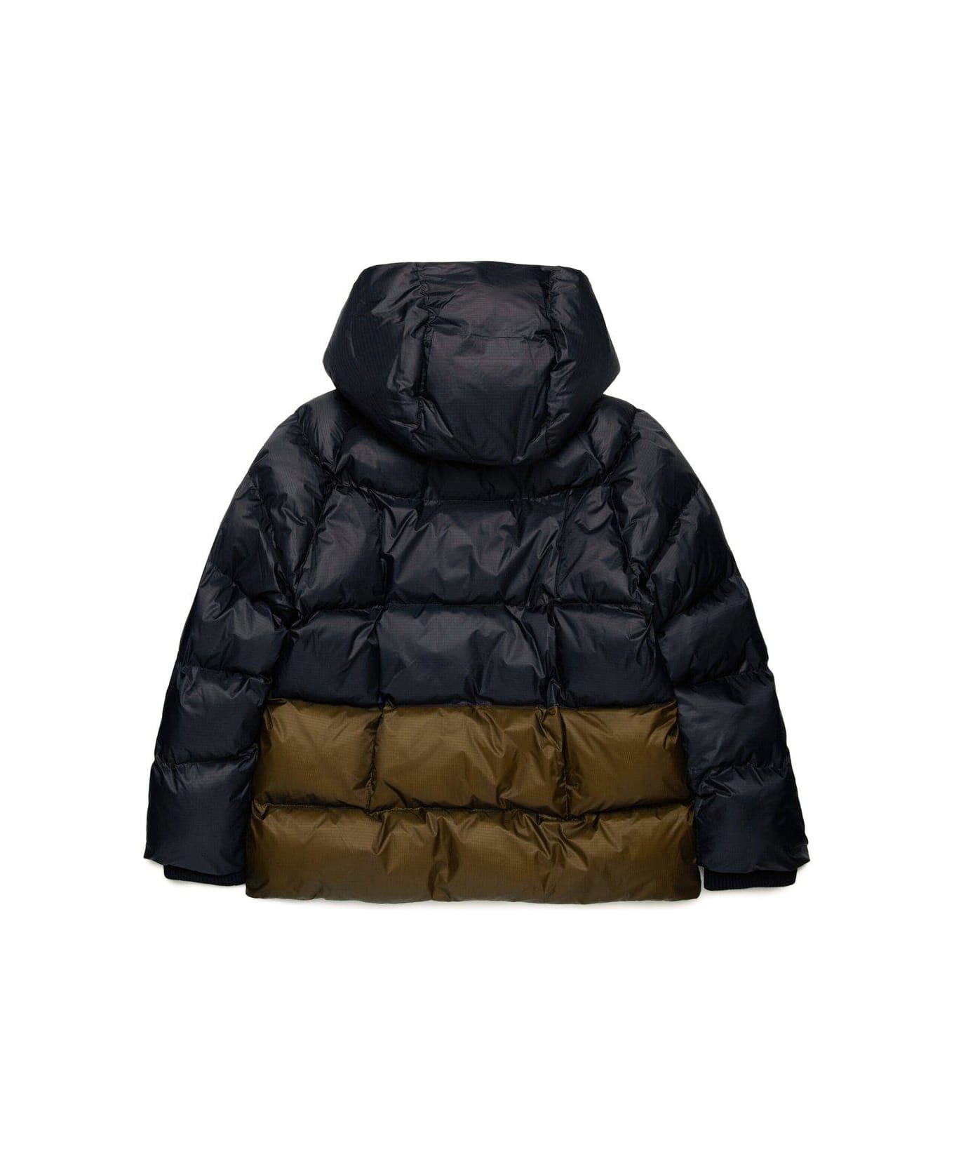 Dsquared2 Hooded Down Jacket - BLACK