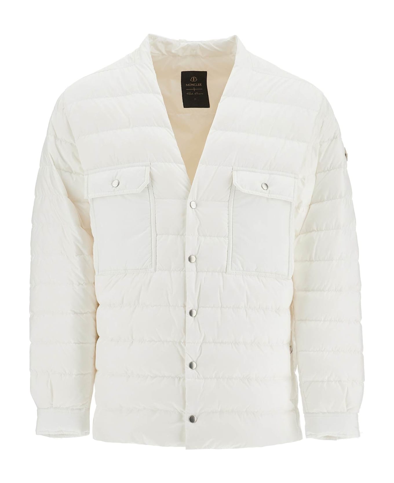 Moncler + Rick Owens Quilted Boxy - WHITE