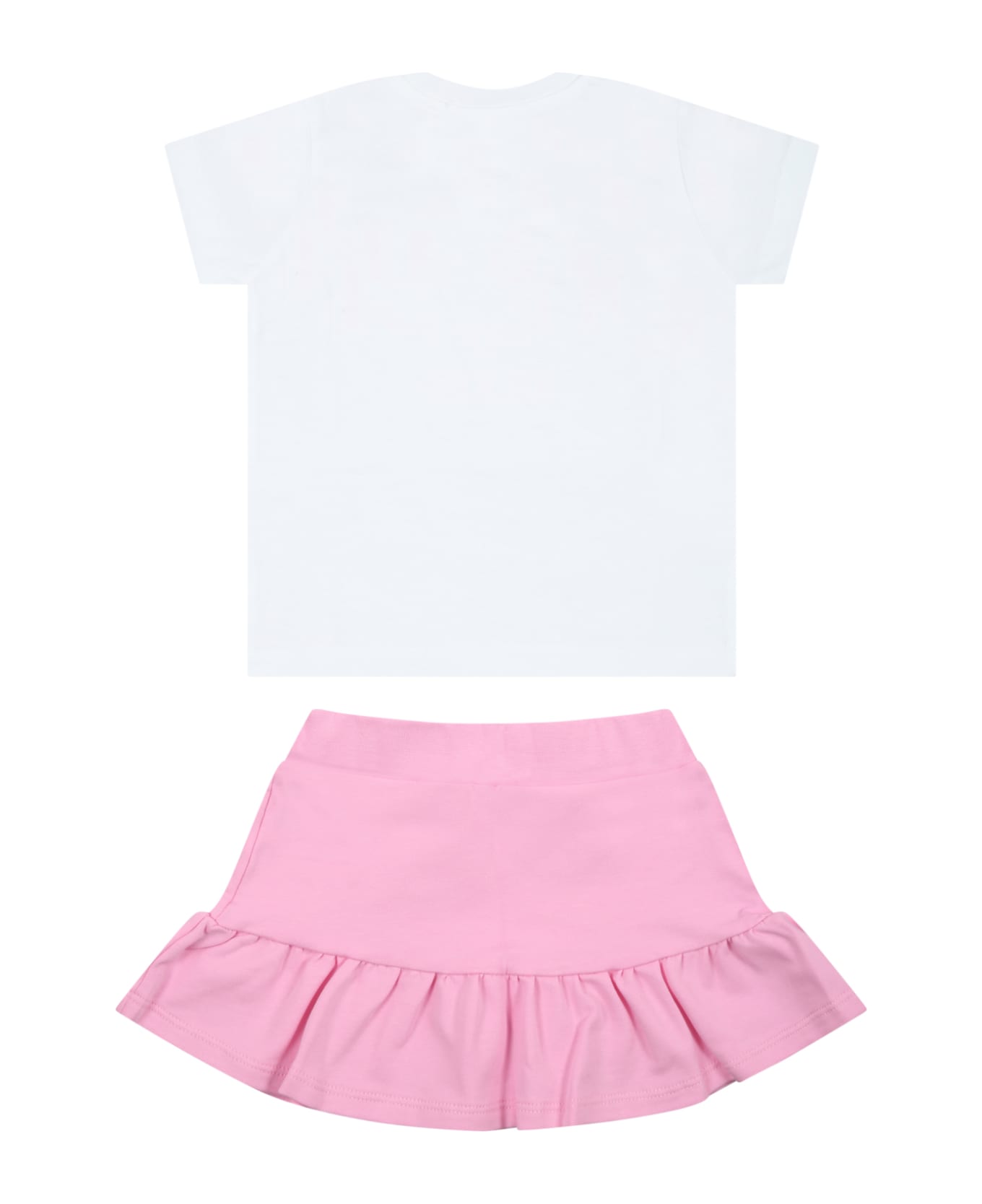 MSGM Multicolor Set For Baby Girl With Logo - Multicolor
