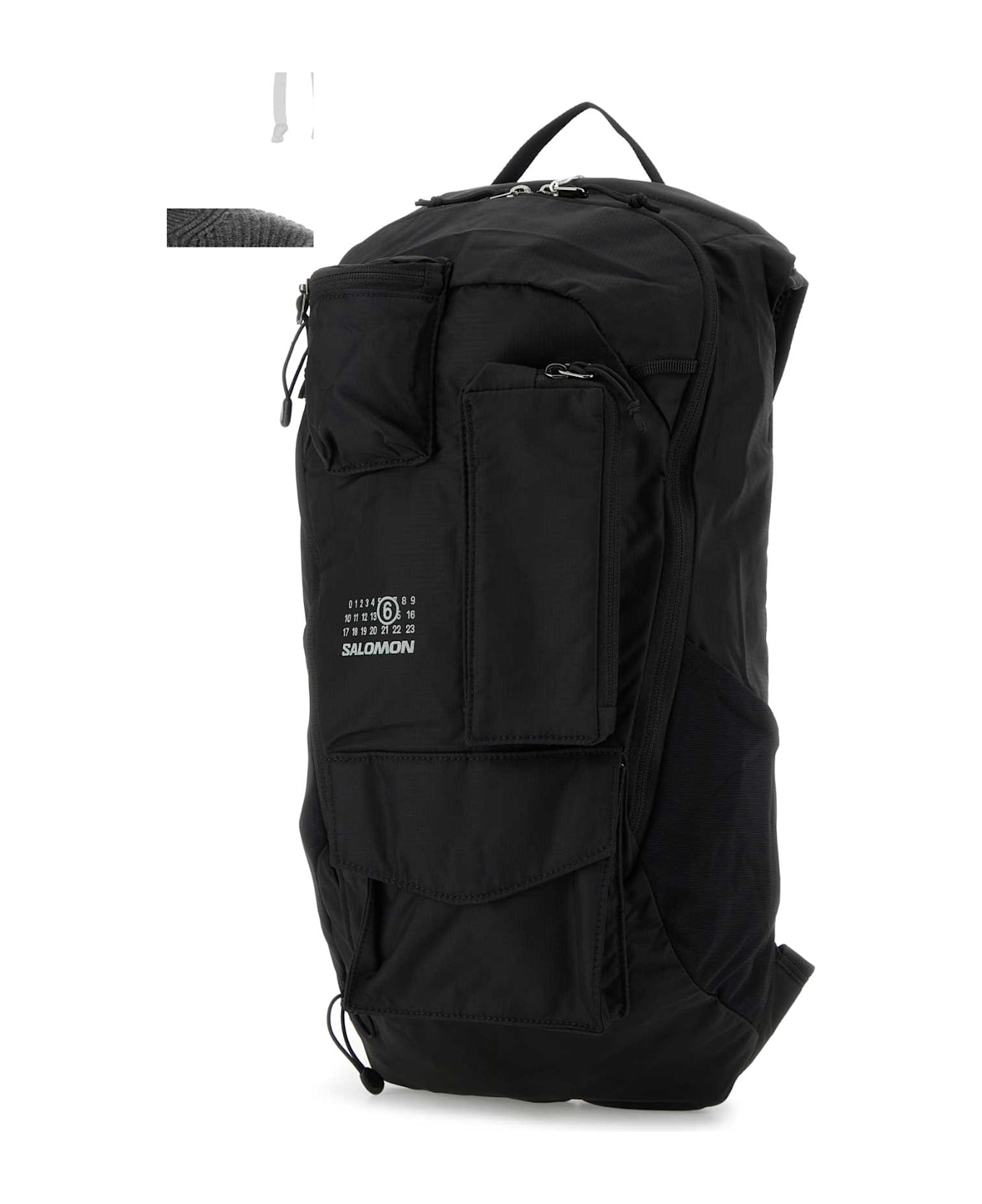 MM6 Maison Margiela Black Nylon Mm6 X Salomon Numeric