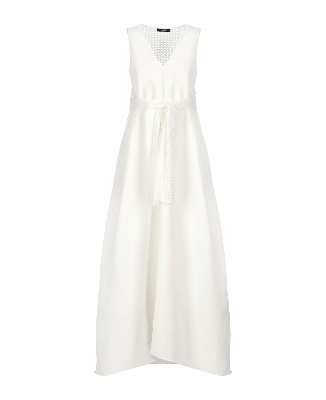 Herno Viscose Dress - White