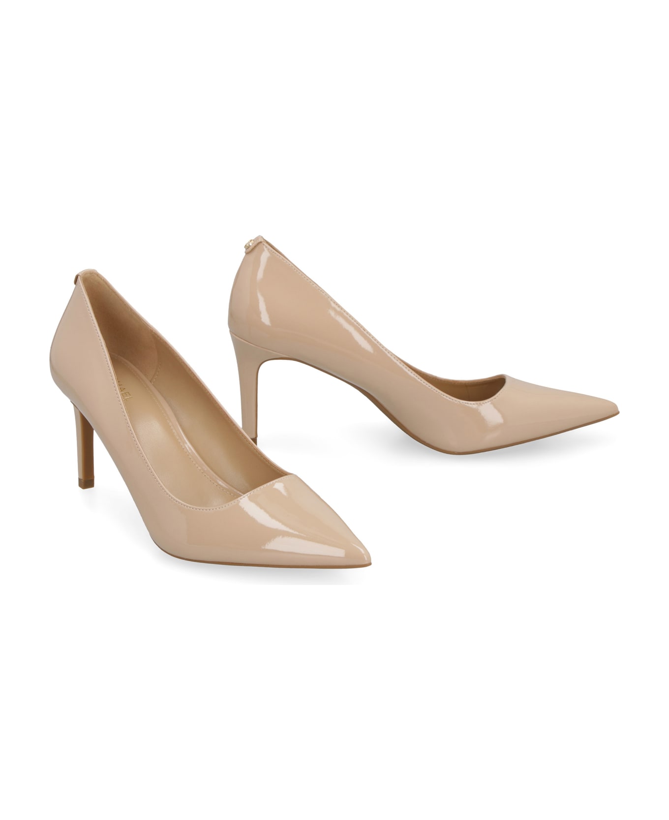 Michael Kors Collection Alina Patent Pointy-toe Pumps - Light Blush