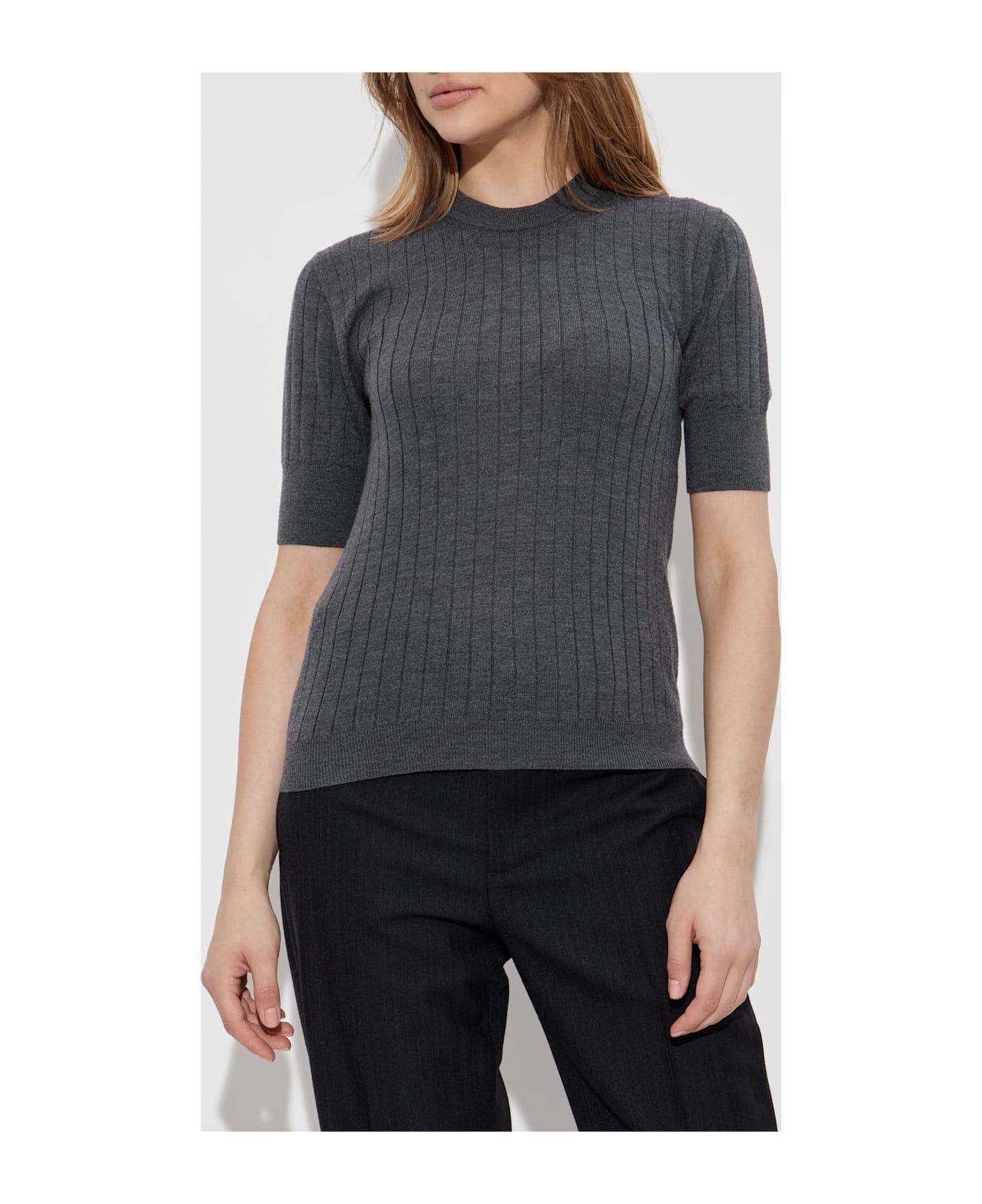 Bottega Veneta Wool Top - GREY