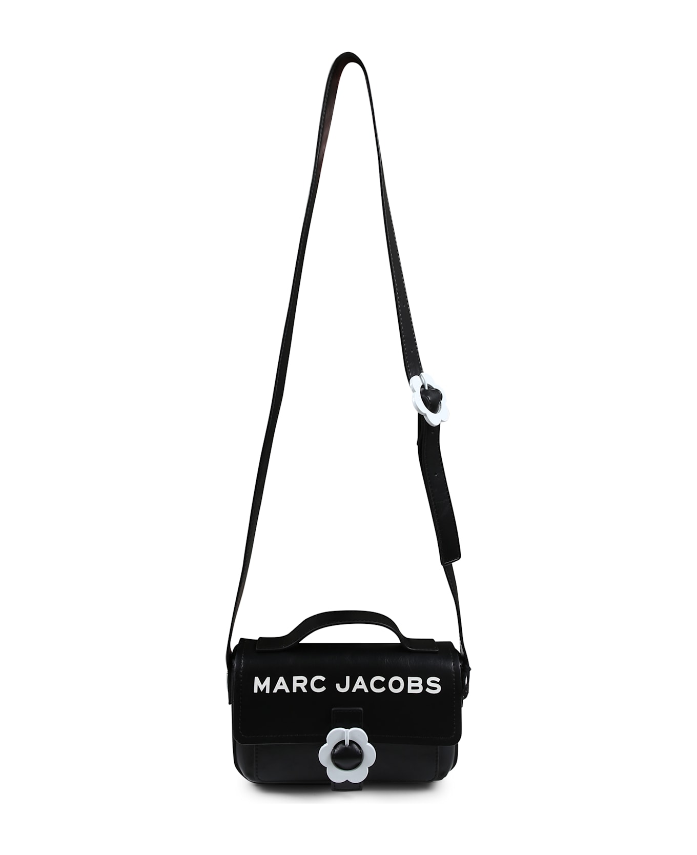 Little Marc Jacobs Black Bag For Girl With Logo - Black