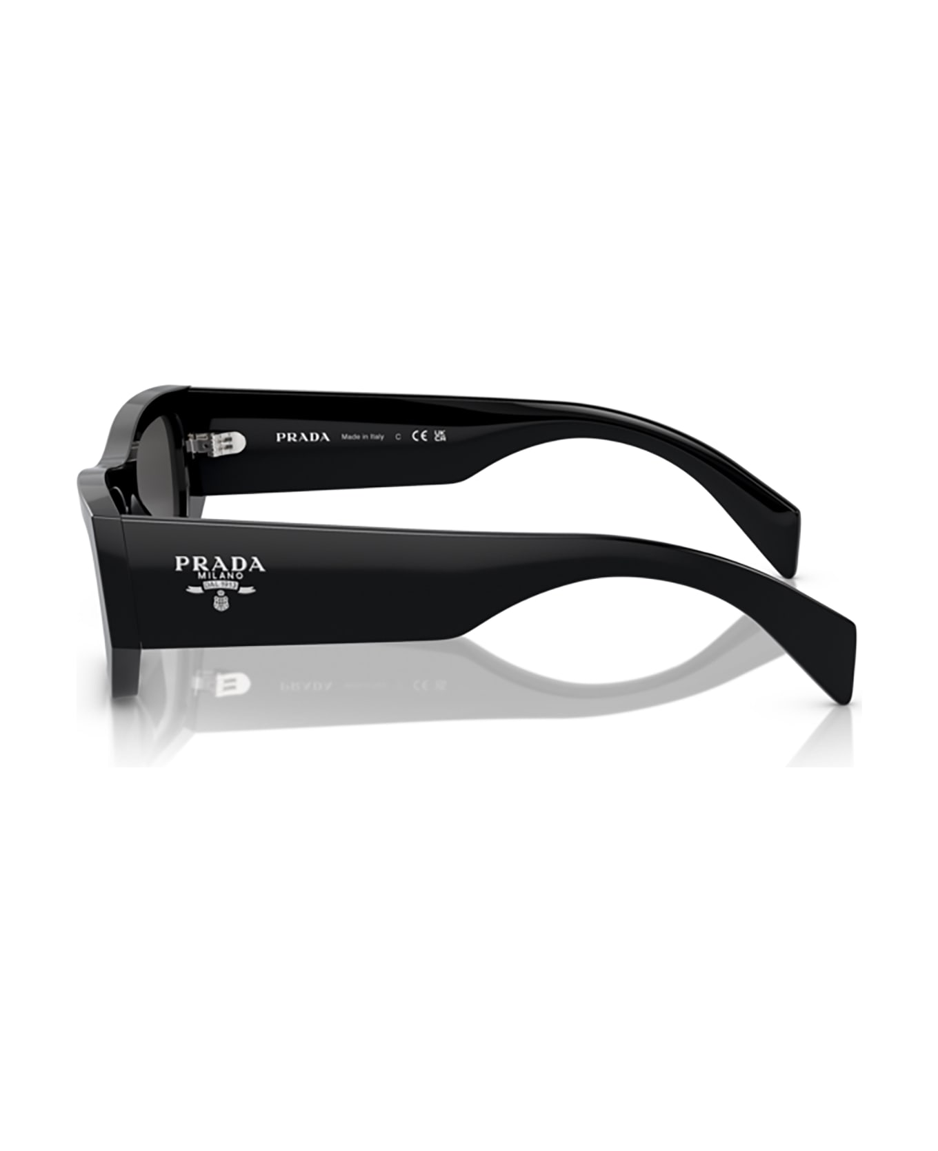 Prada Eyewear Pr A01s Black Sunglasses - Black