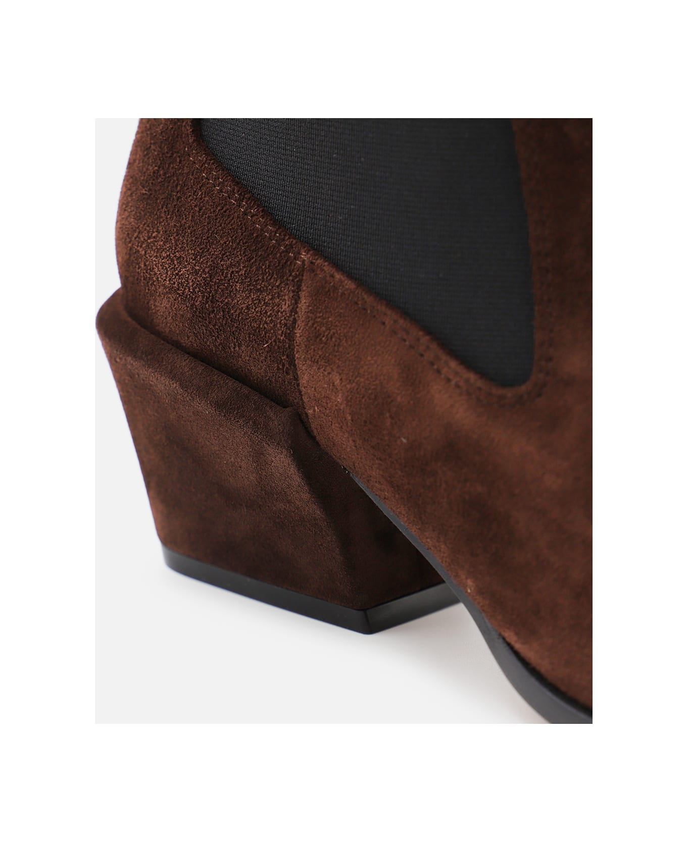 Paris Texas Brown Leather Bettina Boots - Cioccolato