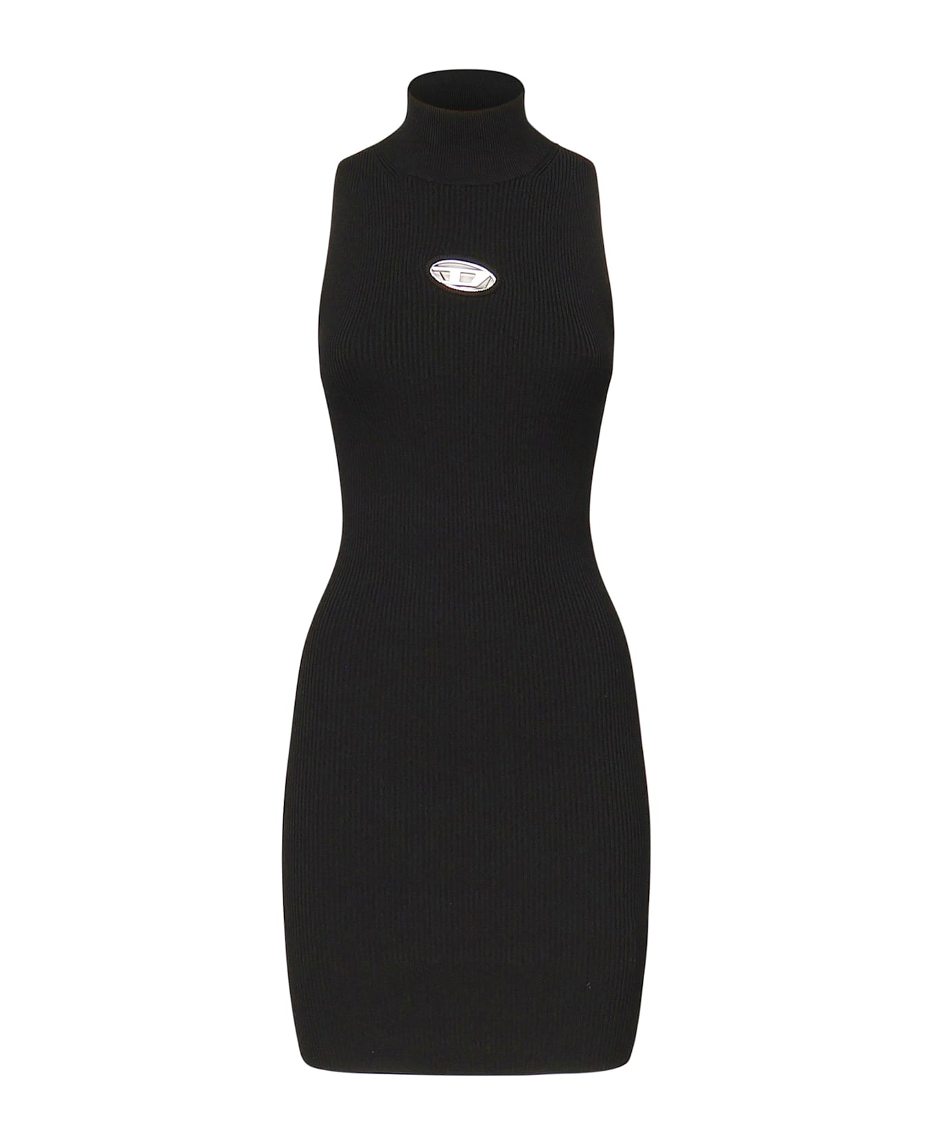 Diesel M-onervax Turtleneck Dress - Black