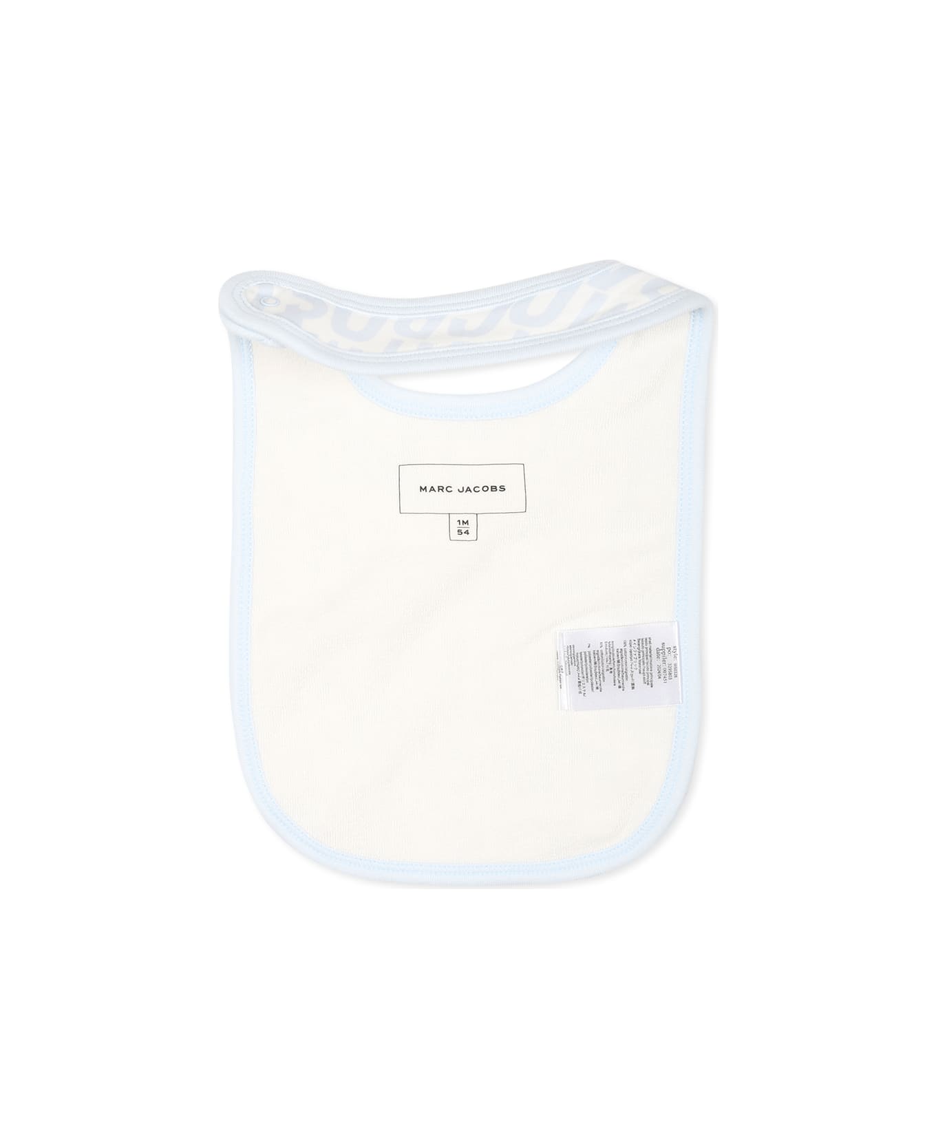 Little Marc Jacobs Light Blue Babygrow Set For Baby Boy With Logo - Light Blue