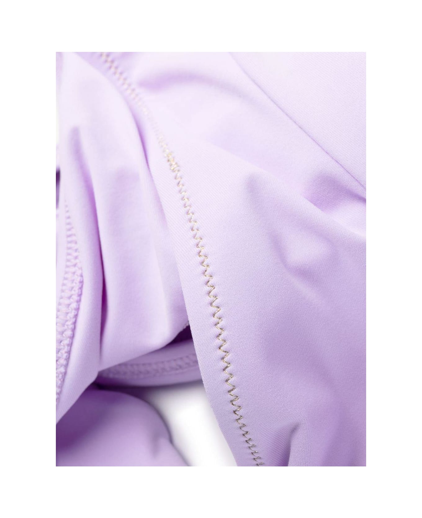 Reina Olga Exotica Cut-out Open Back Swimsuit - Lilac