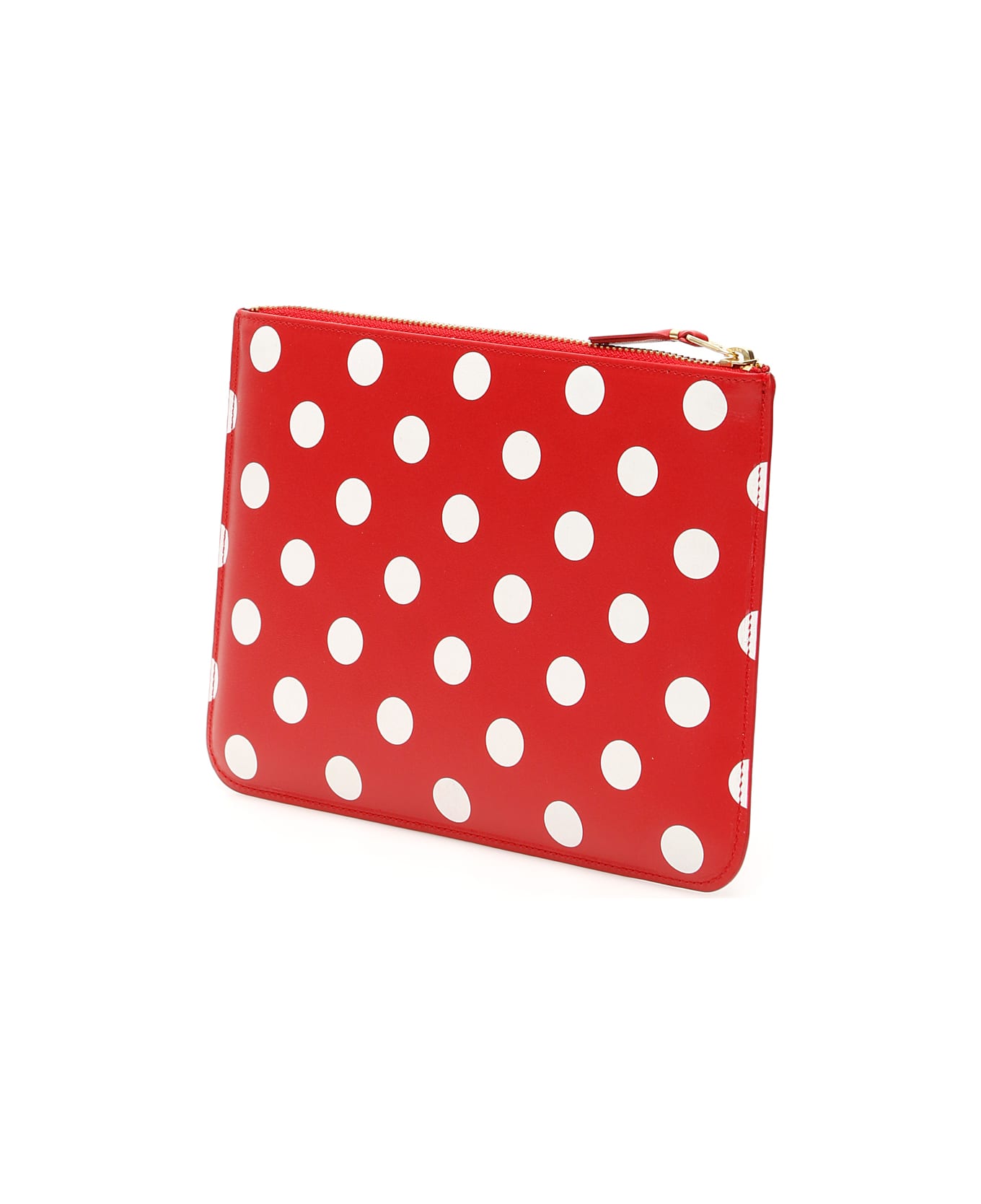 Comme des Garçons Wallet Polka Dots Pouch - Red Red