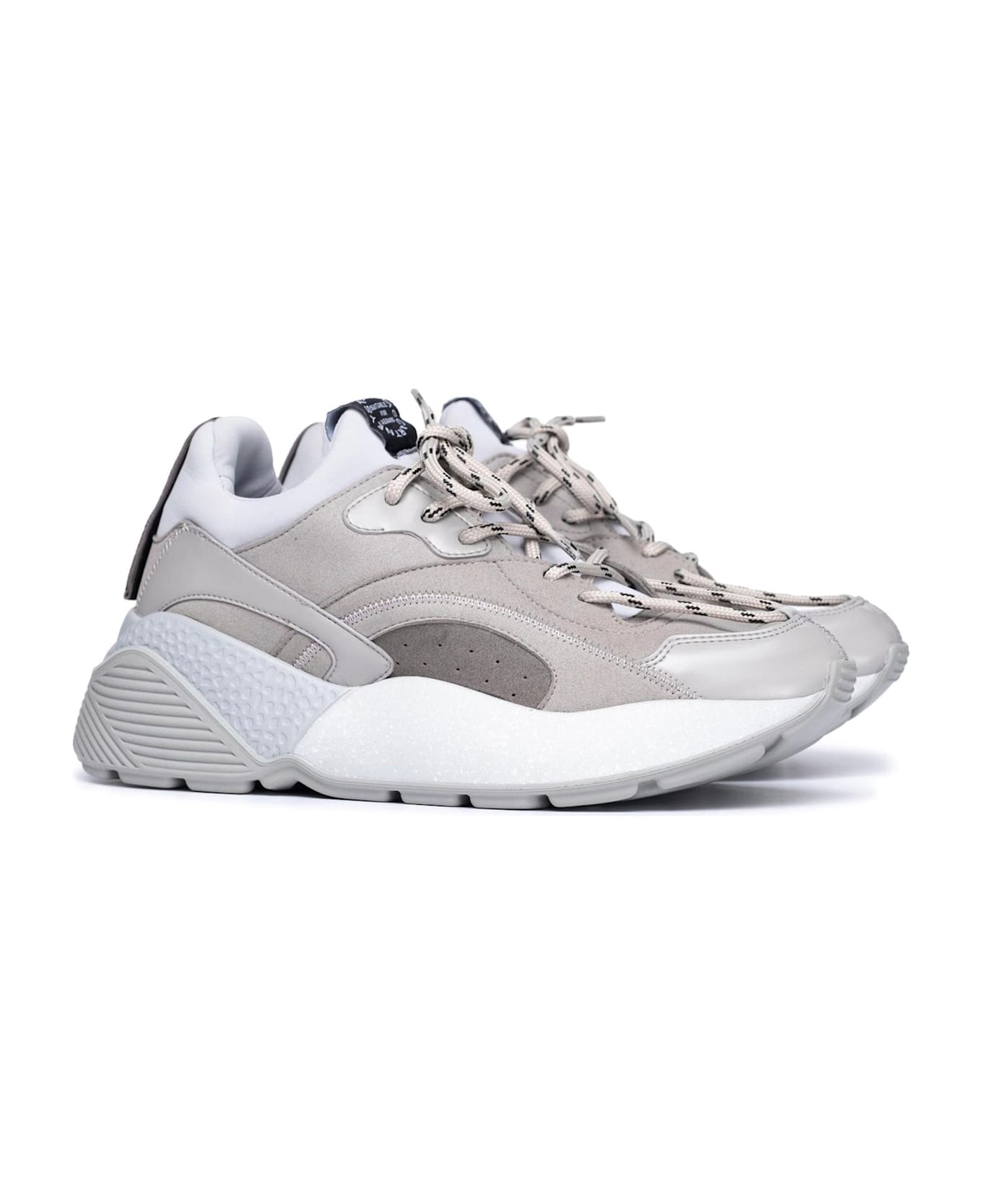 Stella McCartney Eclypse Alter Faux Suede Sneakers - Gray