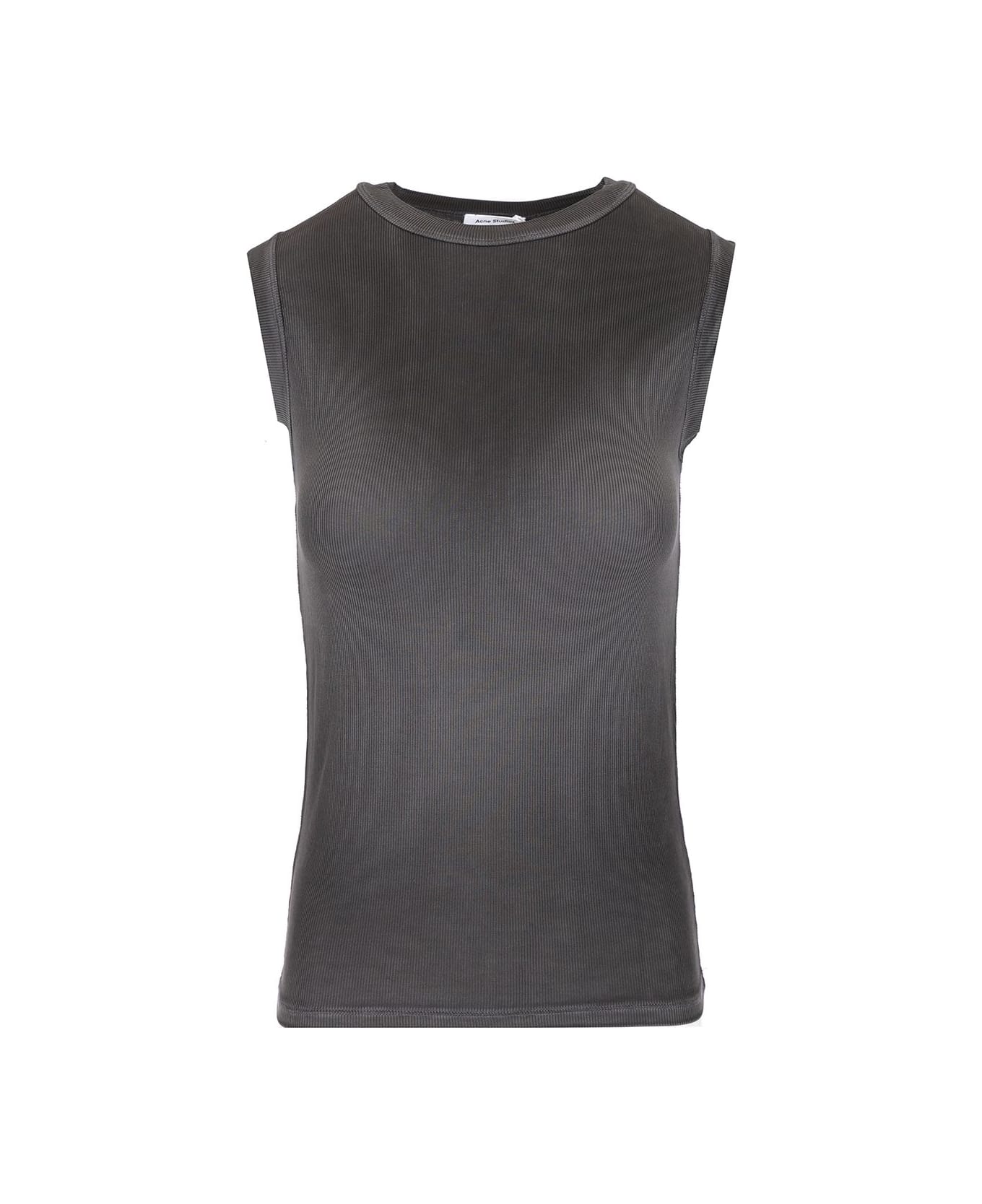 Acne Studios Slim Fit Sleeveless Top - Black