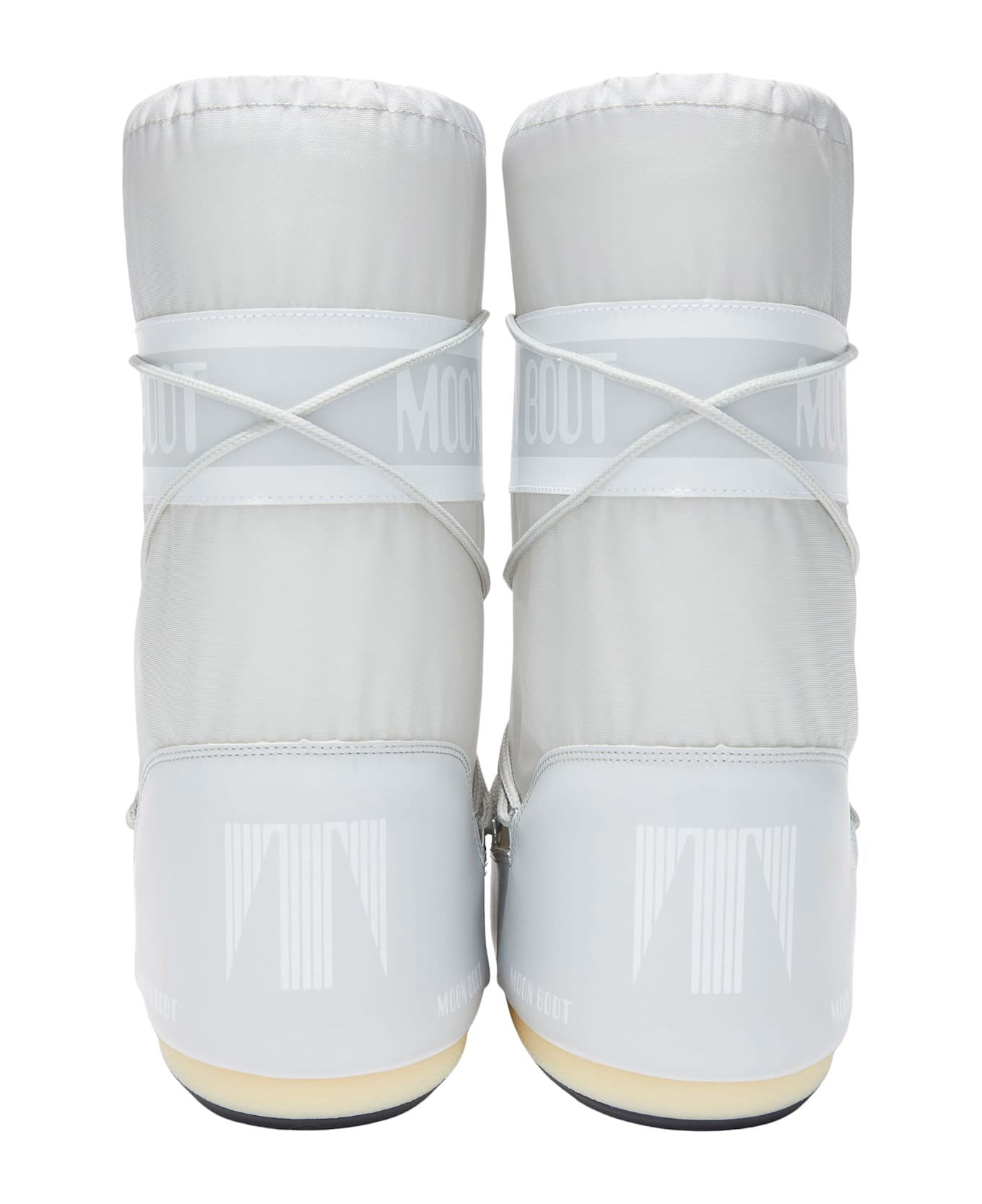 Moon Boot Boots With Logo - White