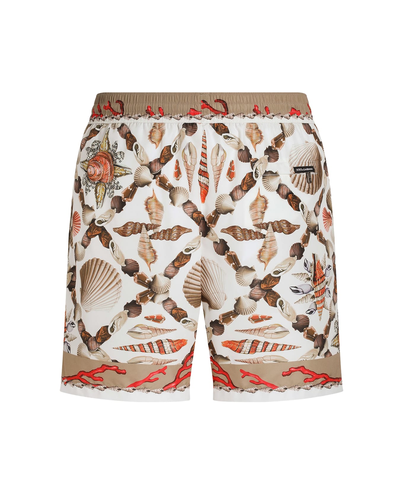 Dolce 
Gabbana Swim Trunks With Pochette - CONCHIGLIE F.BIANCO
