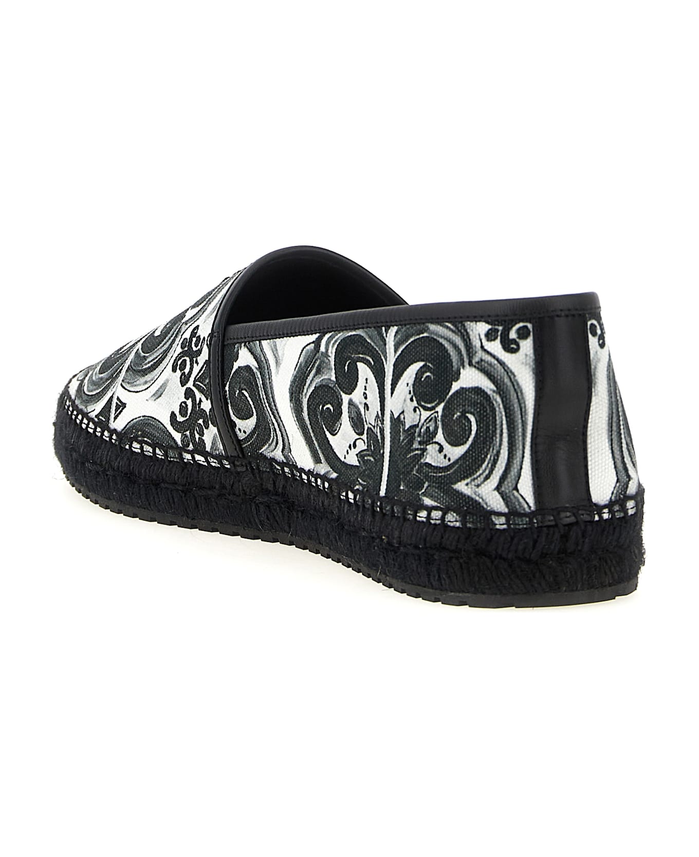 Dolce 
Gabbana 
maiolica
 Espadrilles - White/Black