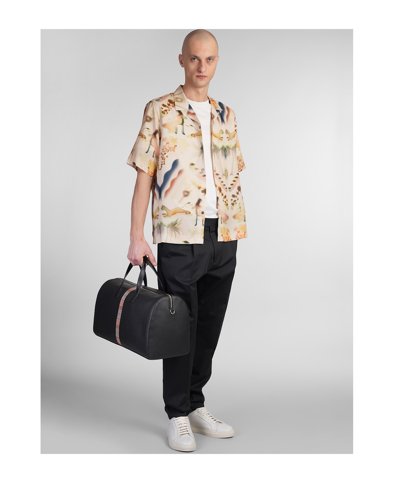 Paul Smith Shirt In Beige Wool And Polyester - beige