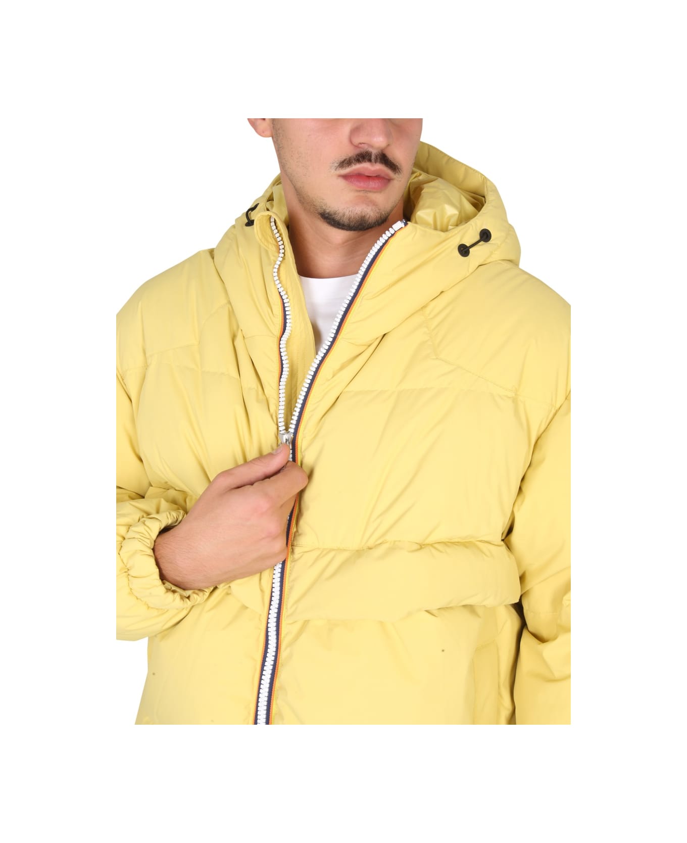 K-Way "clauden 2.1 Amiable" Padded Jacket - YELLOW