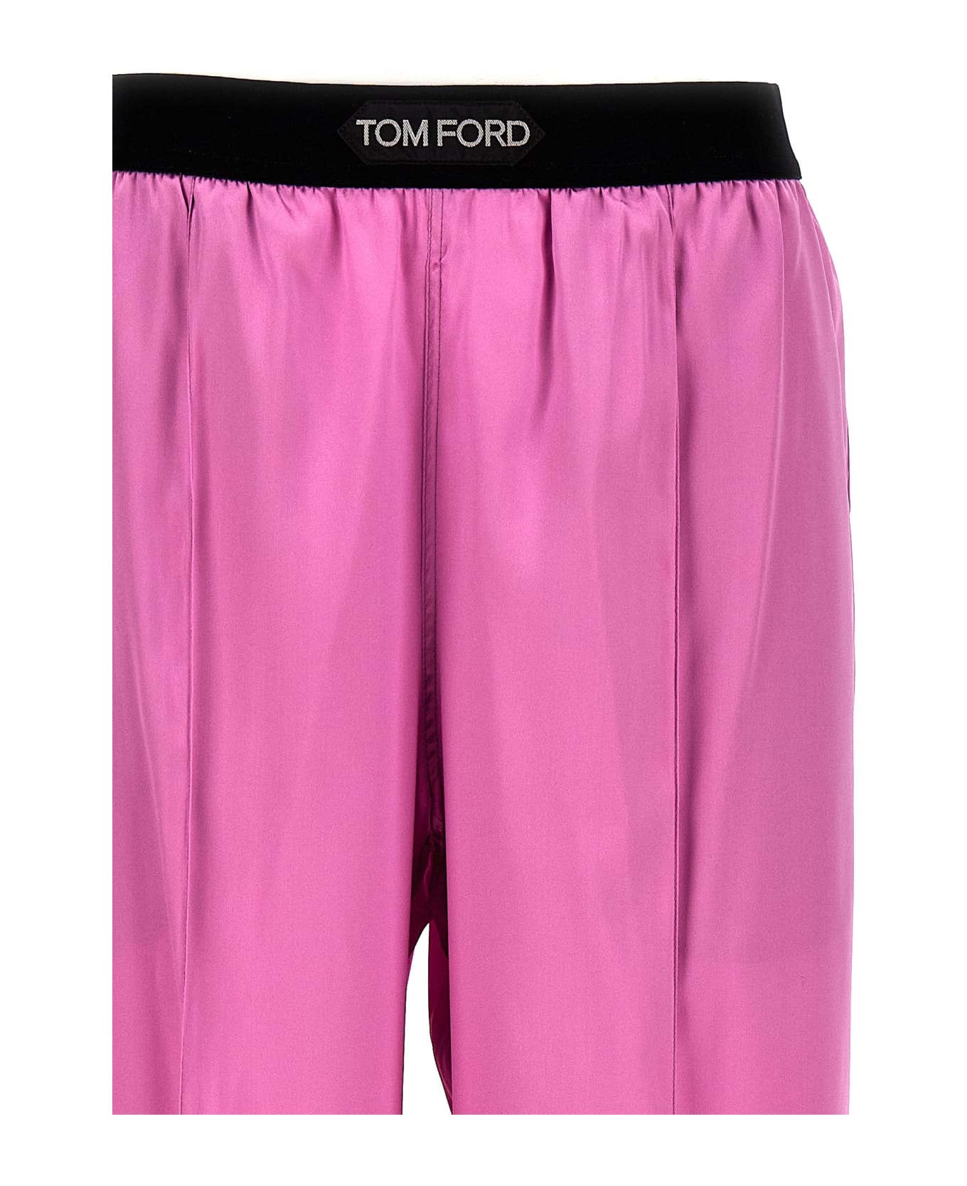 Tom Ford Logo Elastic Pants - Purple