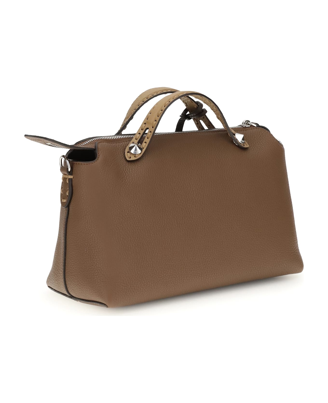 Fendi By The Way Selleria Medium Shoulder Bag - BROWN