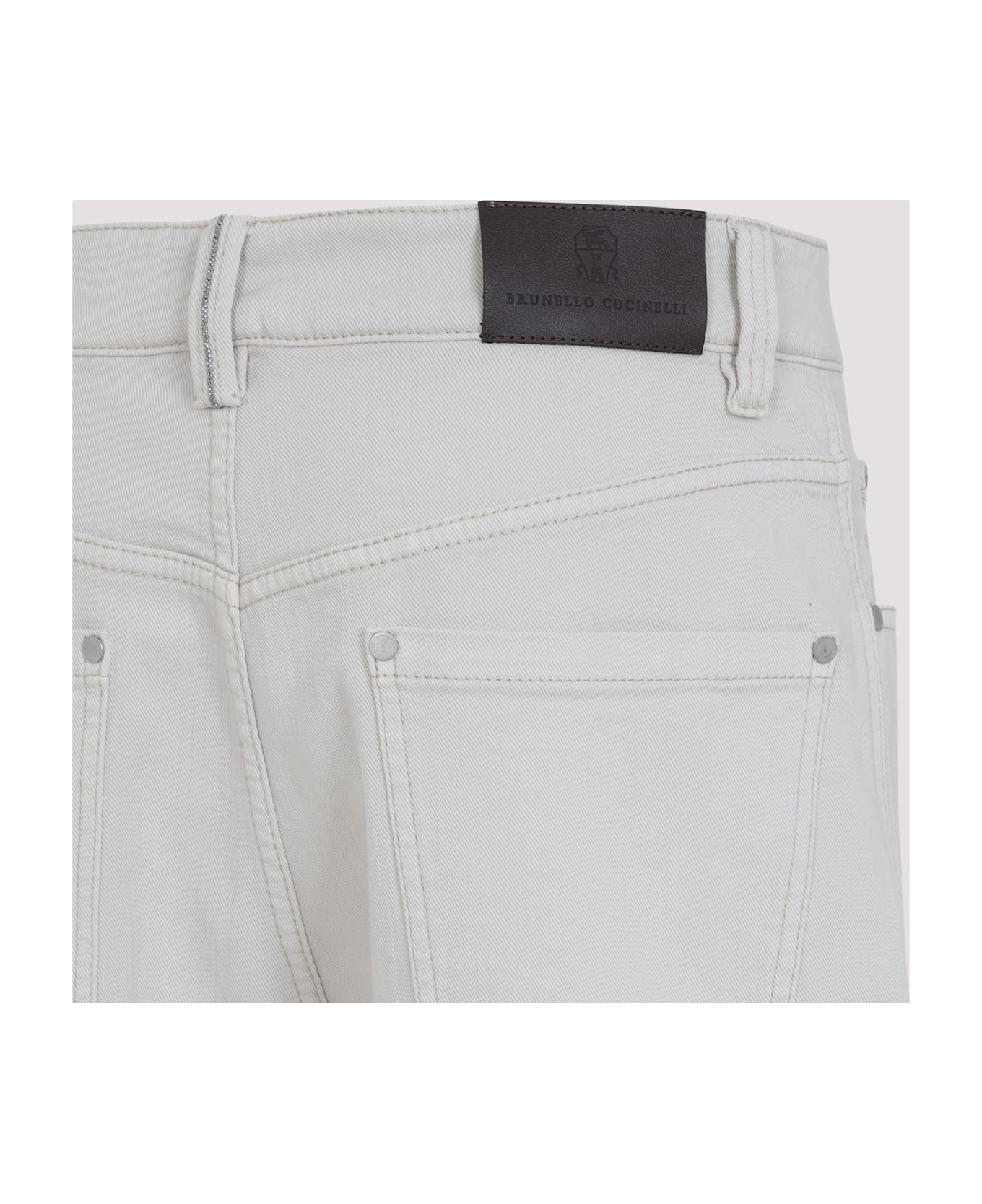 Brunello Cucinelli Garment Dyed Jeans - Warm White