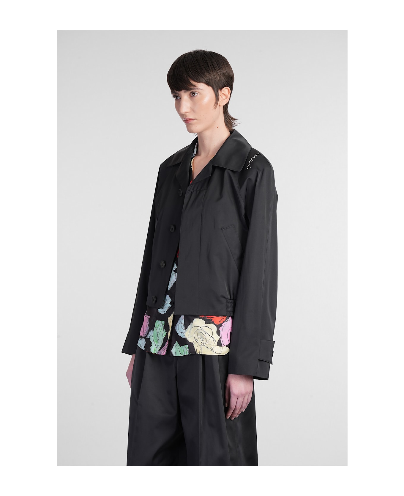 Marni Casual Jacket In Black Polyester - black