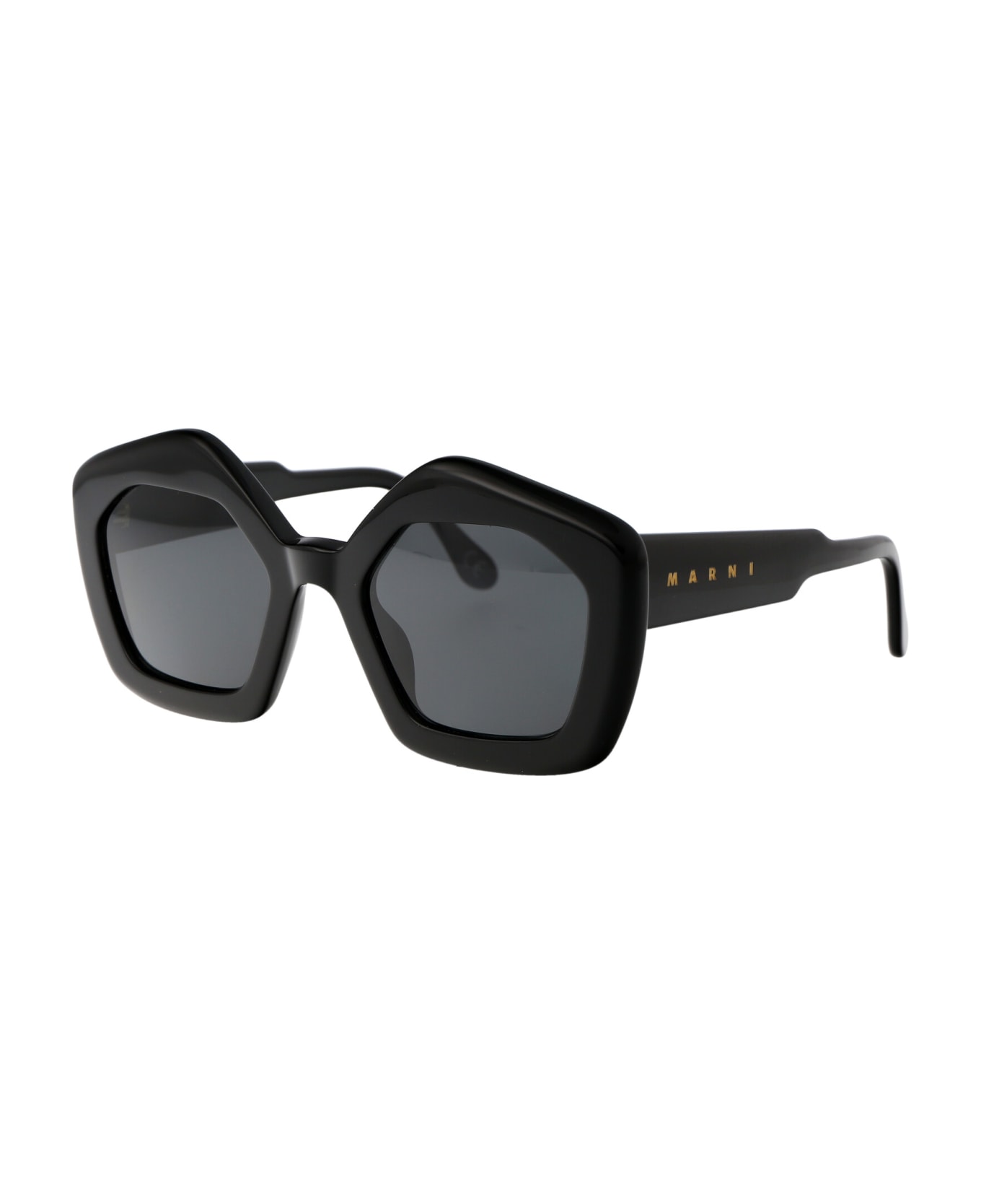 Marni Eyewear Laughing Waters Sunglasses - BLACK