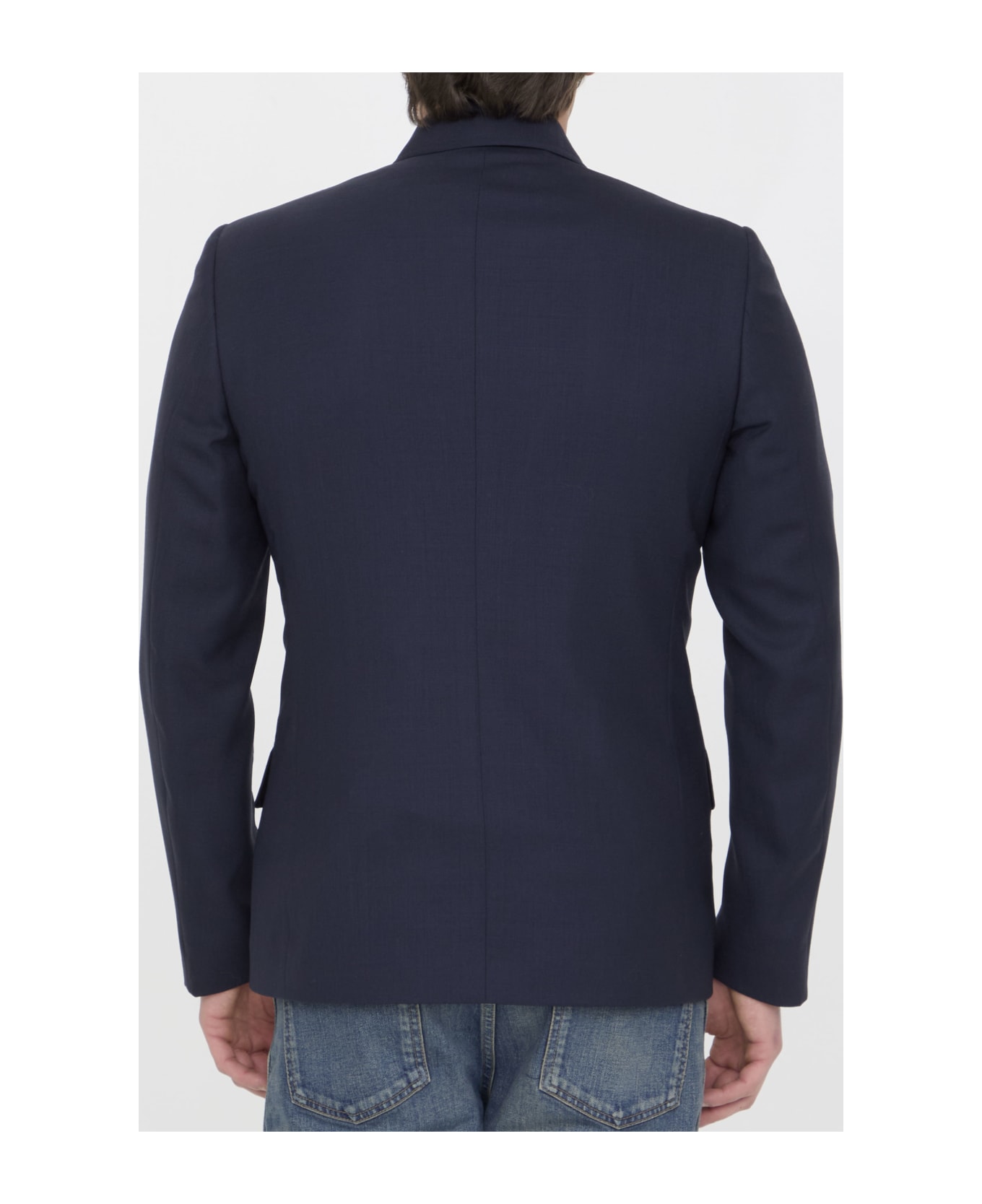 Lardini Wool Jacket - BLUE