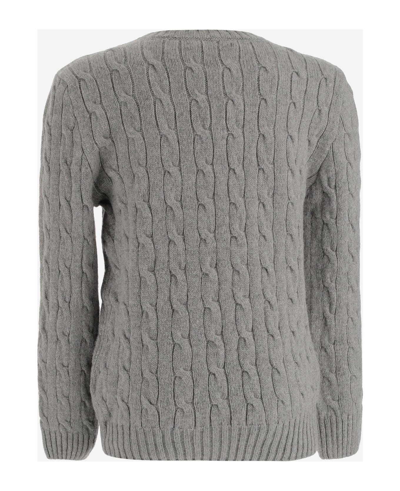 Polo Ralph Lauren Wool And Cashmere Sweater - Fawn Grey Hthr