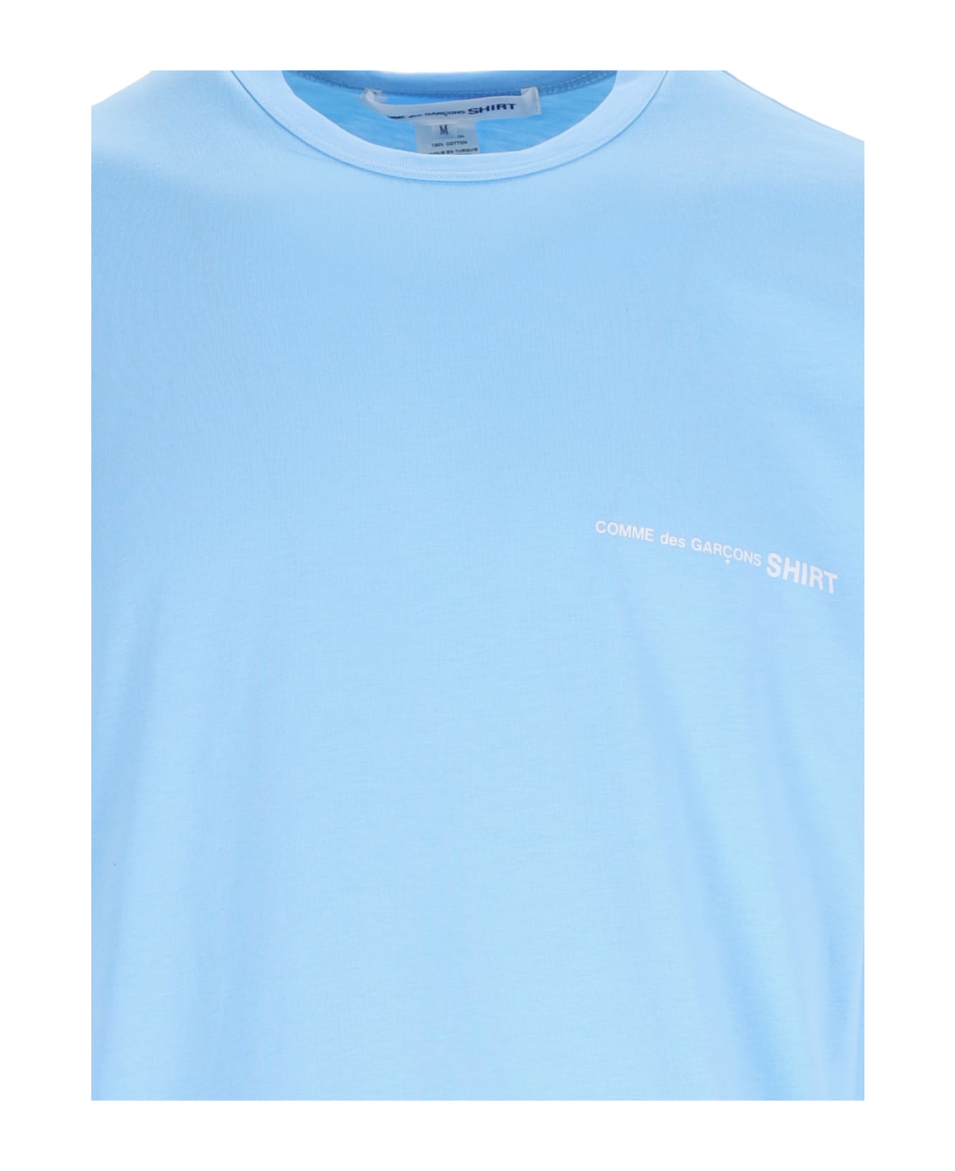 Comme des Garçons Logo T-shirt - Light Blue