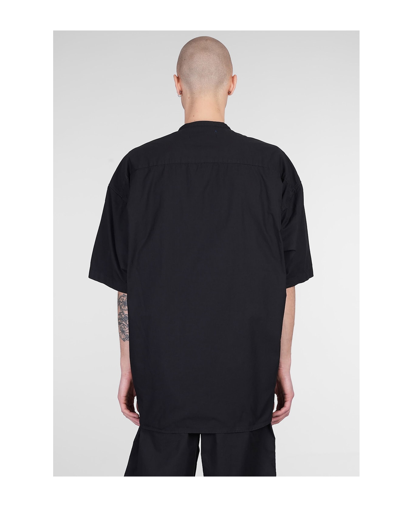 Mihara Yasuhiro Shirt In Black Cotton - black