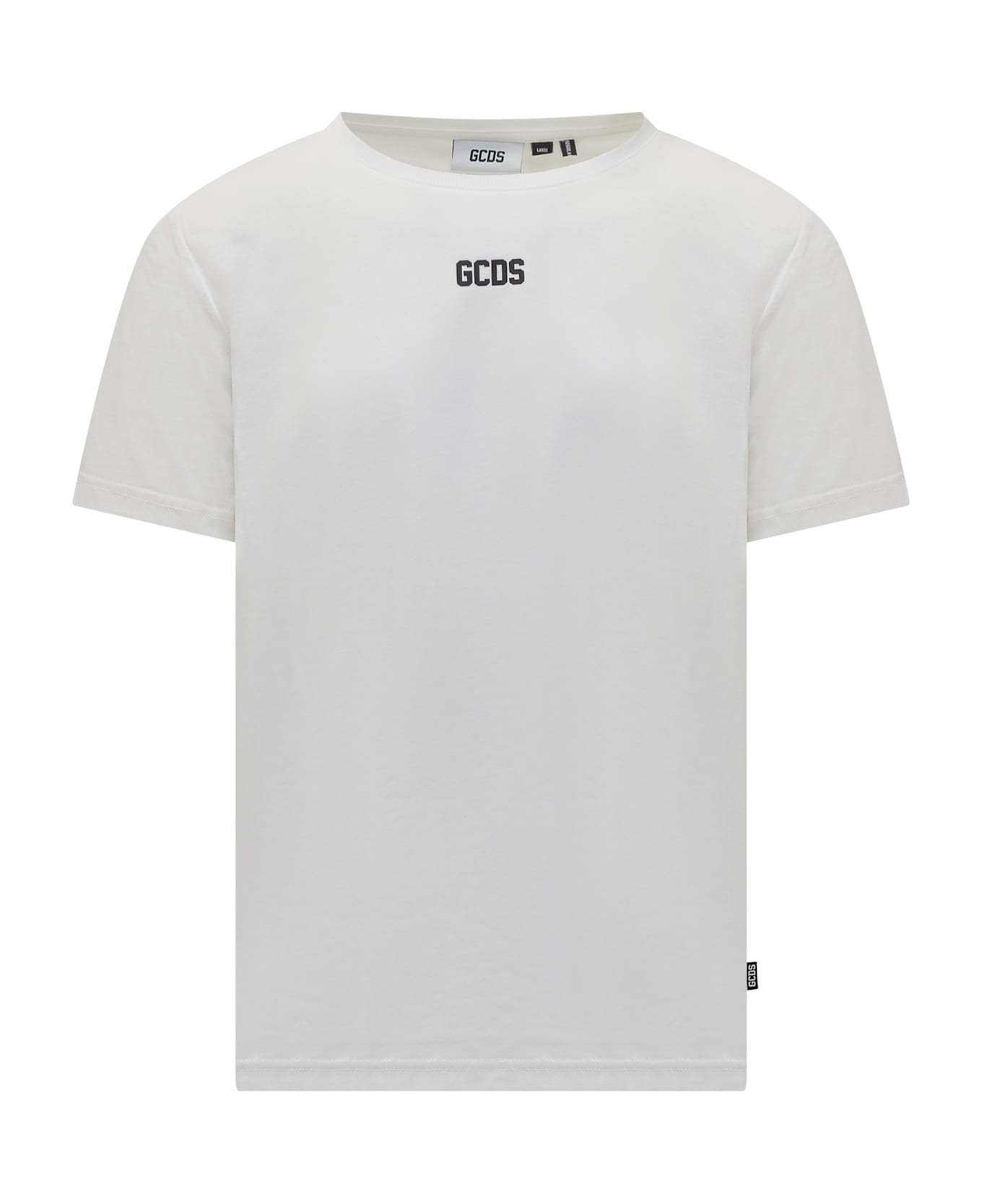 GCDS T-shirt - BRIGHT WHITE/BLACK