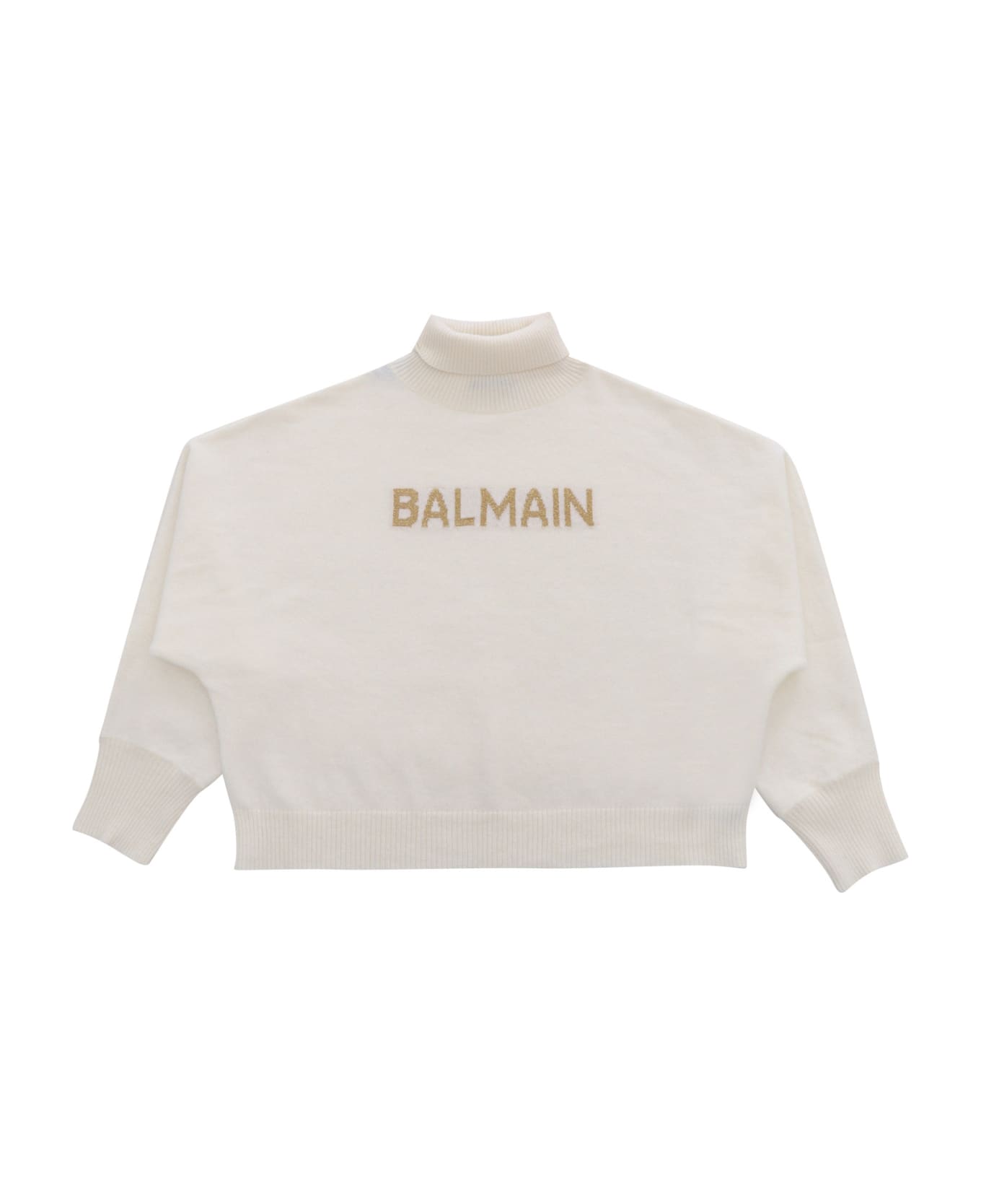 Balmain Knit Top - WHITE