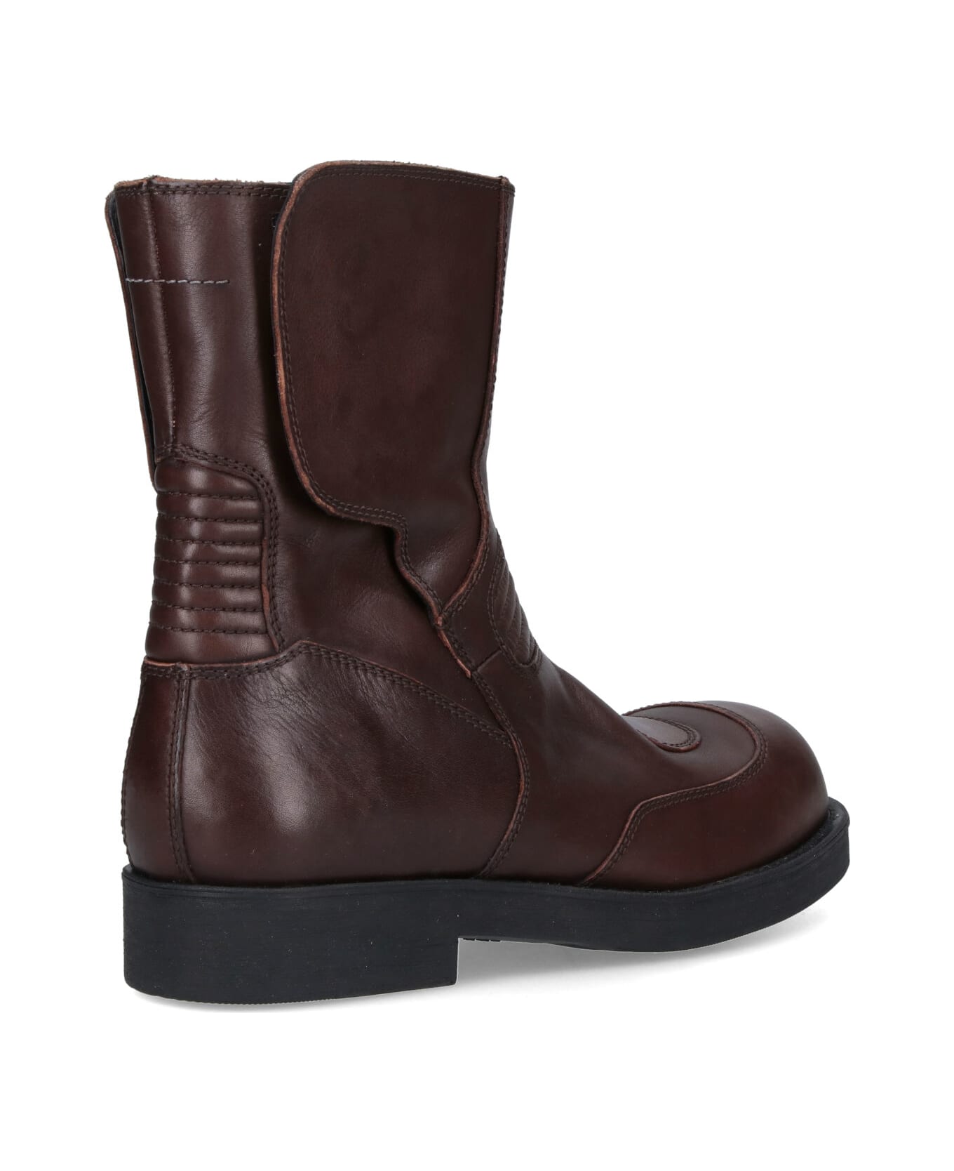 MM6 Maison Margiela 'biker' Boots - Brown