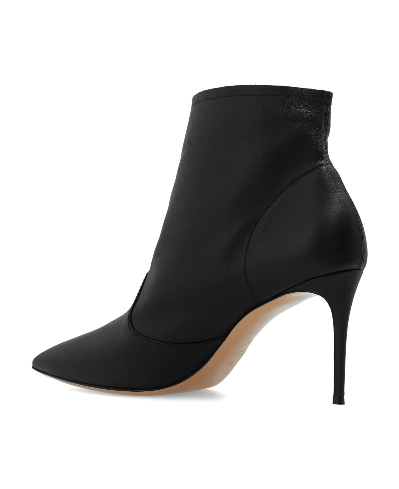 Casadei 'julia Kate' Heeled Ankle Boots - BLACK