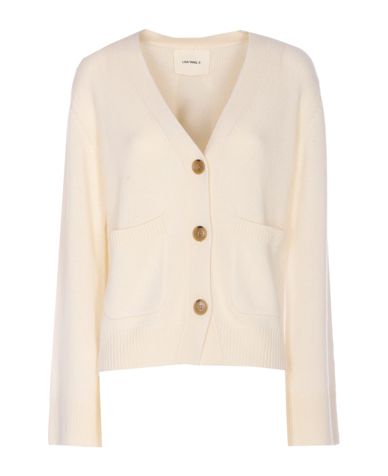 Lisa Yang Danni Cardigan - White