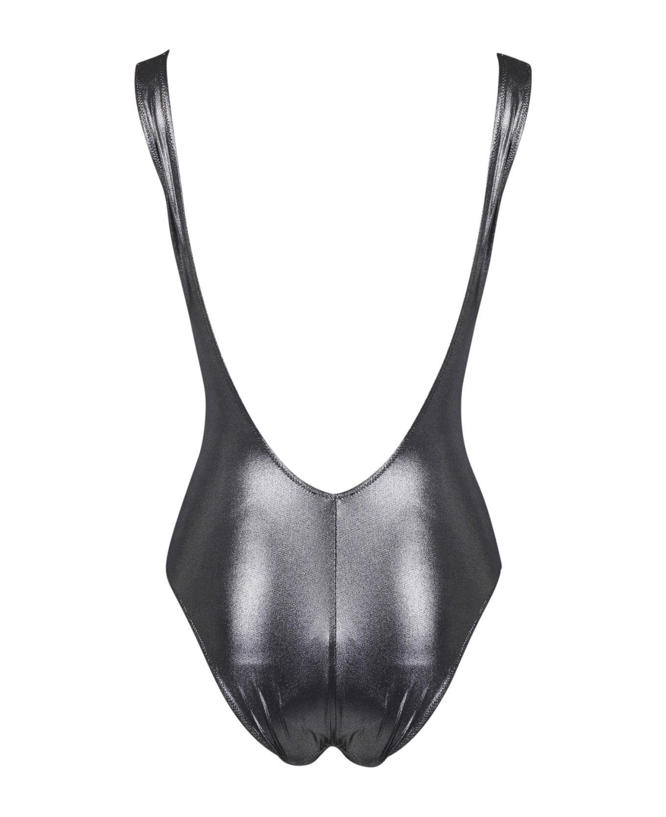 Dolce & Gabbana Kim Metallic U-neck Swimsuit