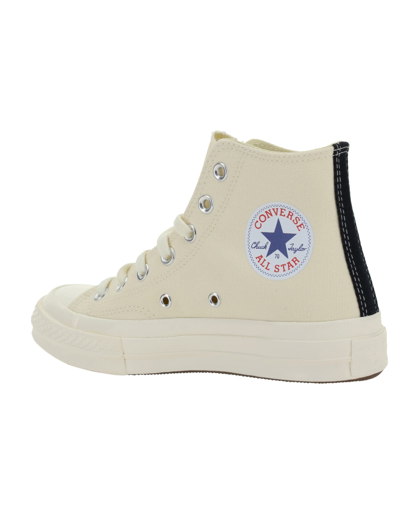 Comme des Garçons Play High Chuck Taylor Sneakers - White