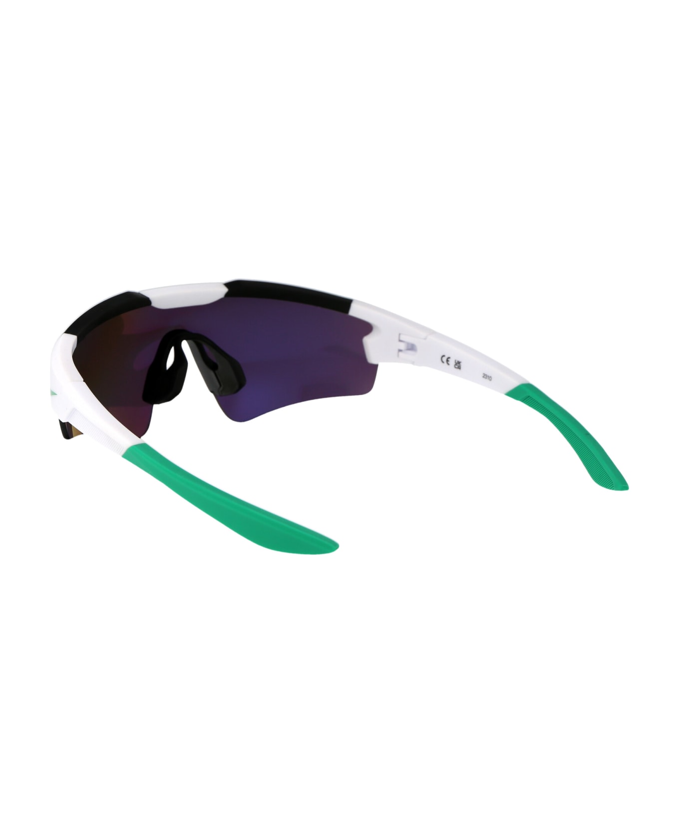 Nike Cloak Sunglasses - 100 GREY W/ GREEN MIRROR MATTE WHITE